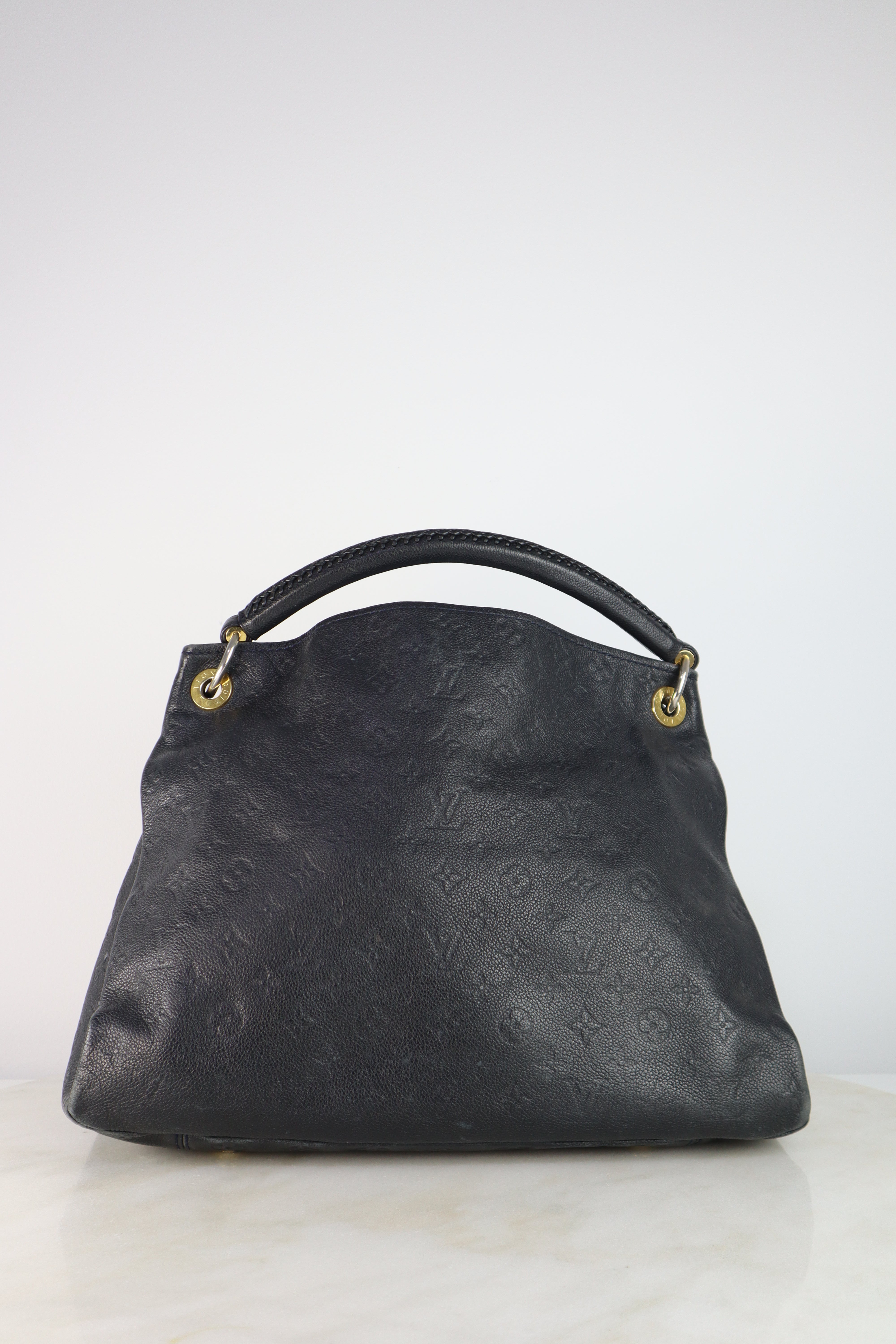 Louis Vuitton Dark Blue Monogram Empreinte Artsy MM Shoulder Bag