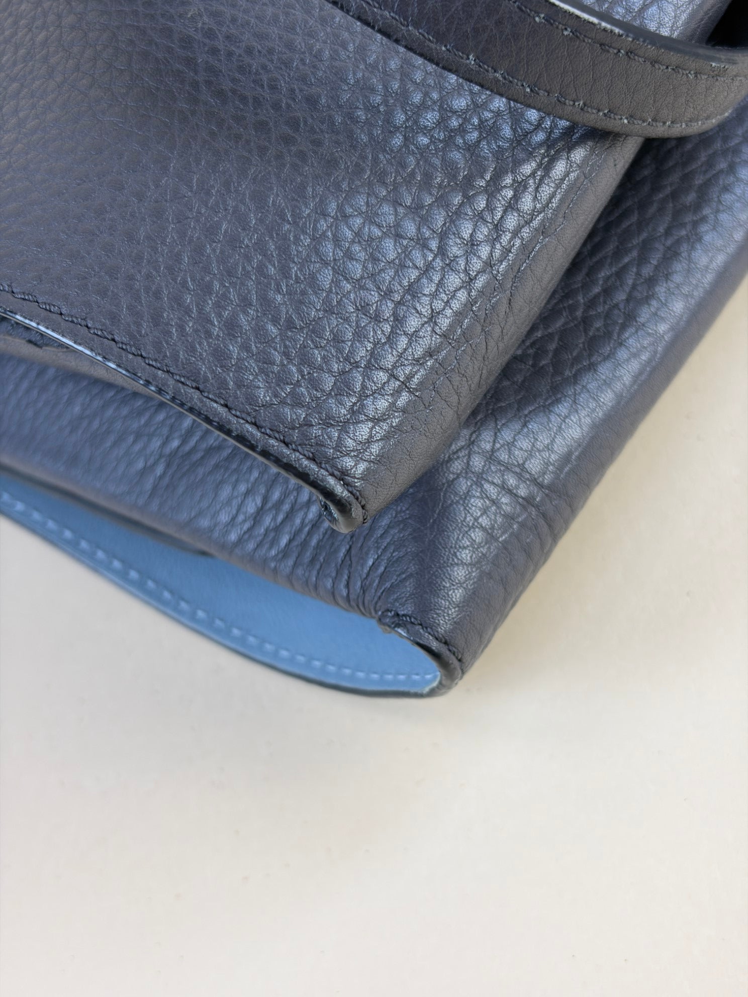 Burberry Grey Double Side Envelope Crossbody Bag