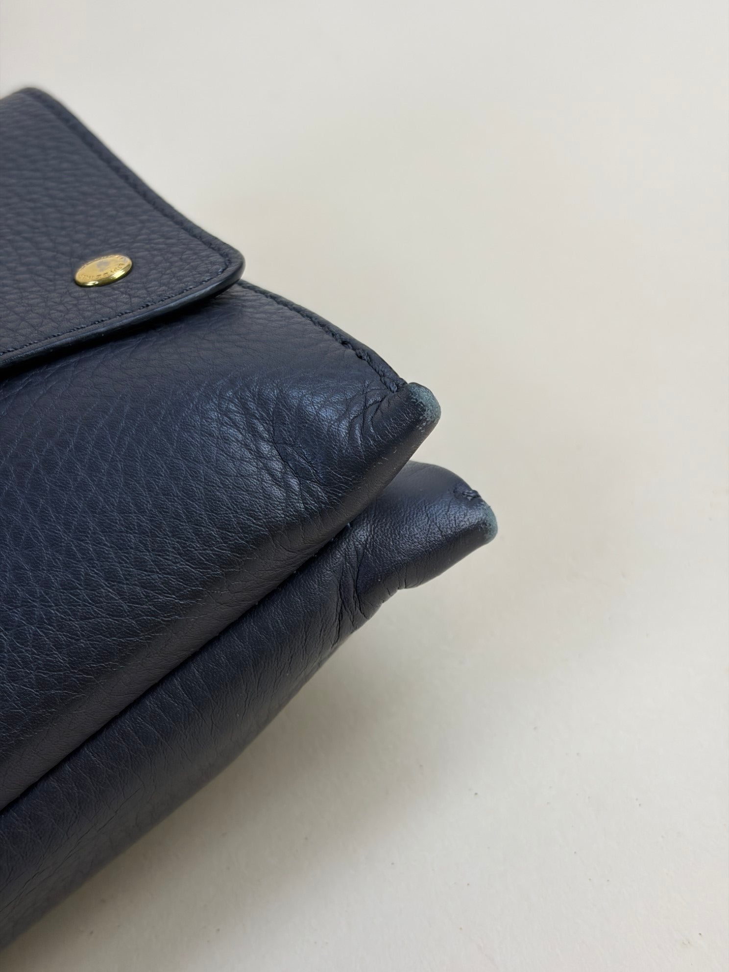 Burberry Grey Double Side Envelope Crossbody Bag