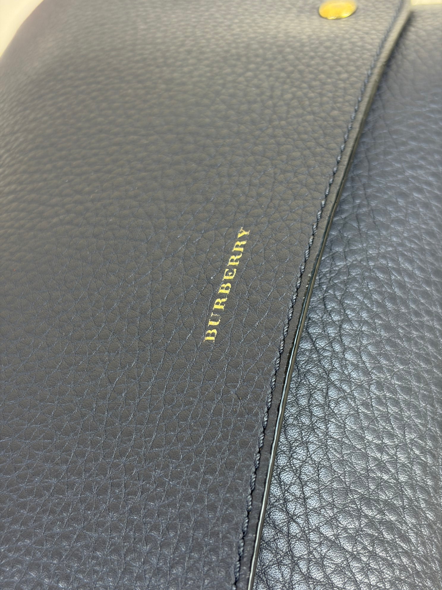 Burberry Grey Double Side Envelope Crossbody Bag