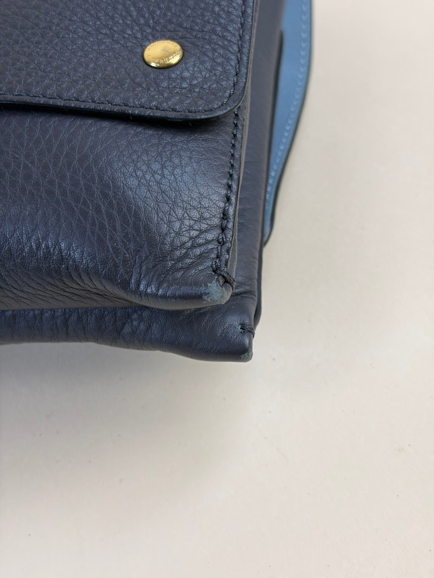 Burberry Grey Double Side Envelope Crossbody Bag