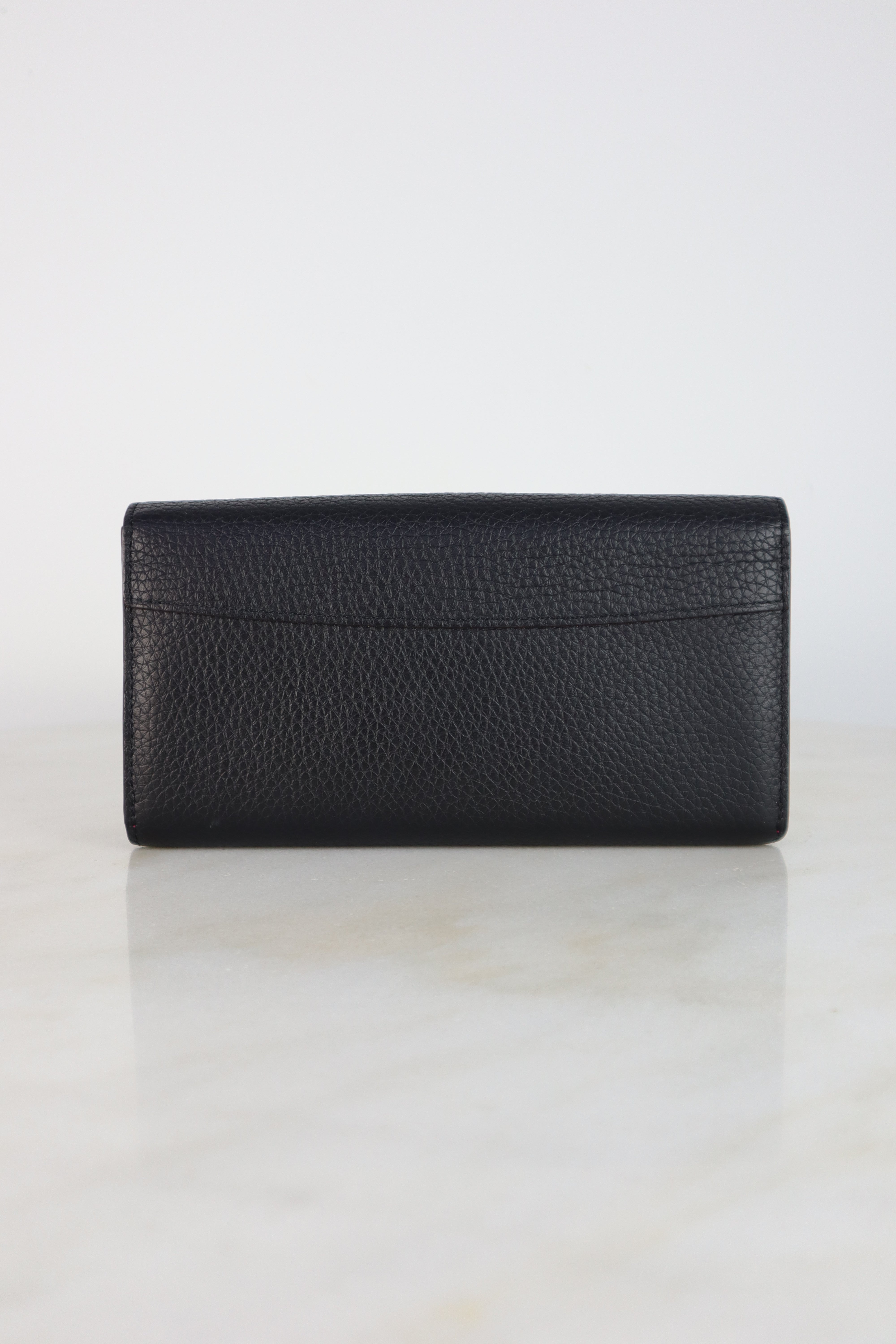 Louis Vuitton Black Capucines Long Wallet