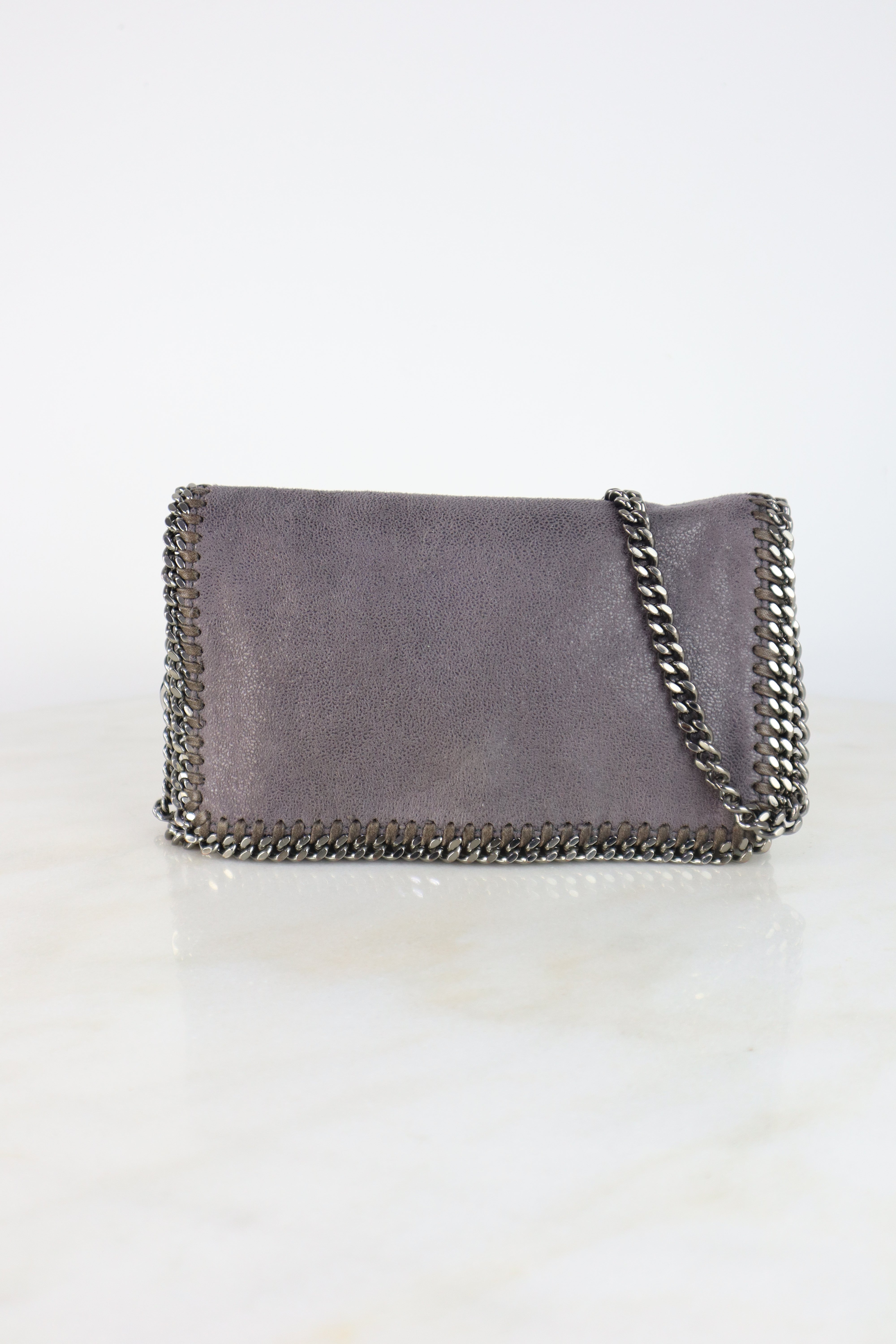 Stella Mccartney Purple Shaggy Deer Falabella Bag