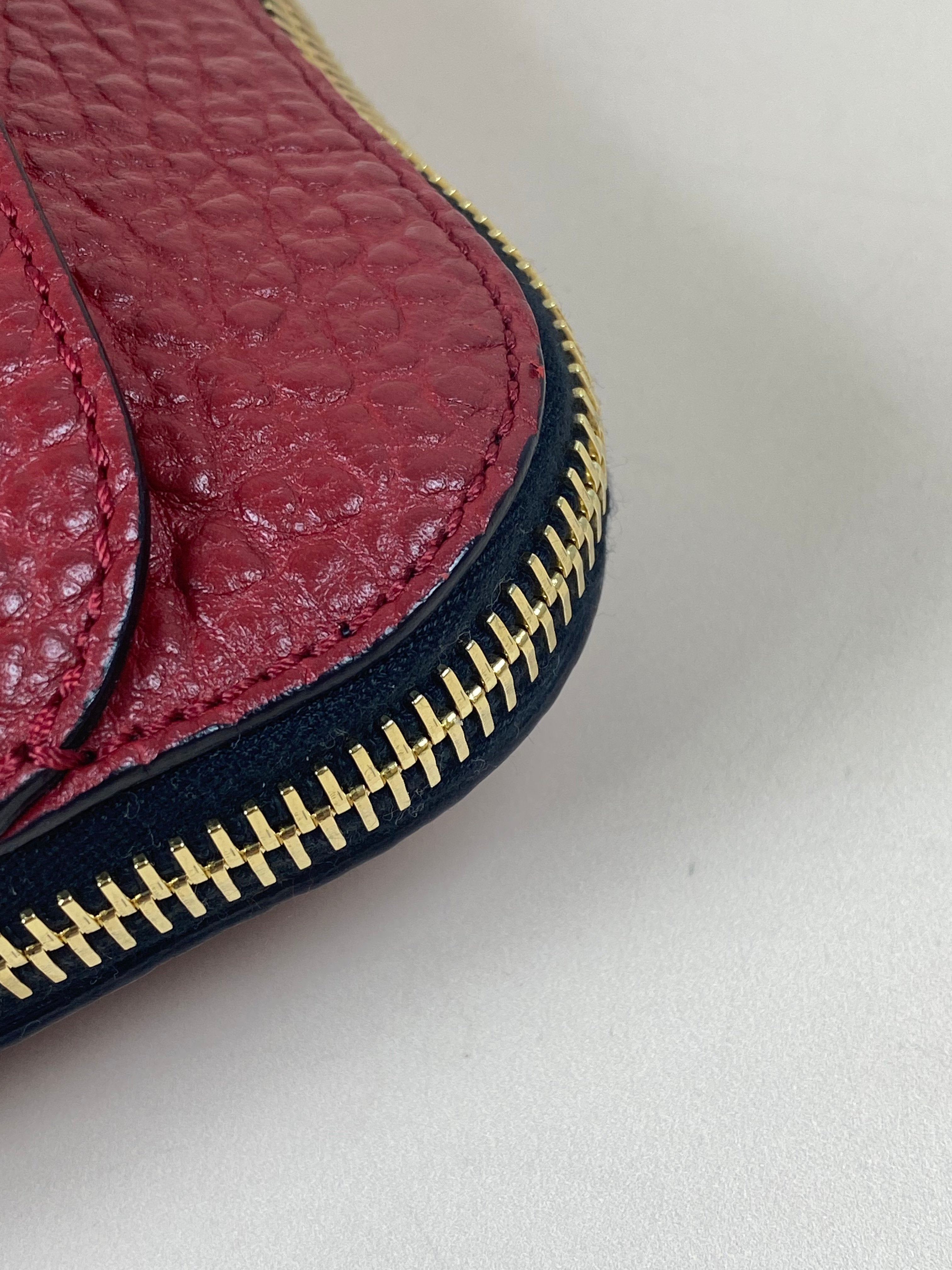 Burberry Red Signature Small Crossbody Bag
