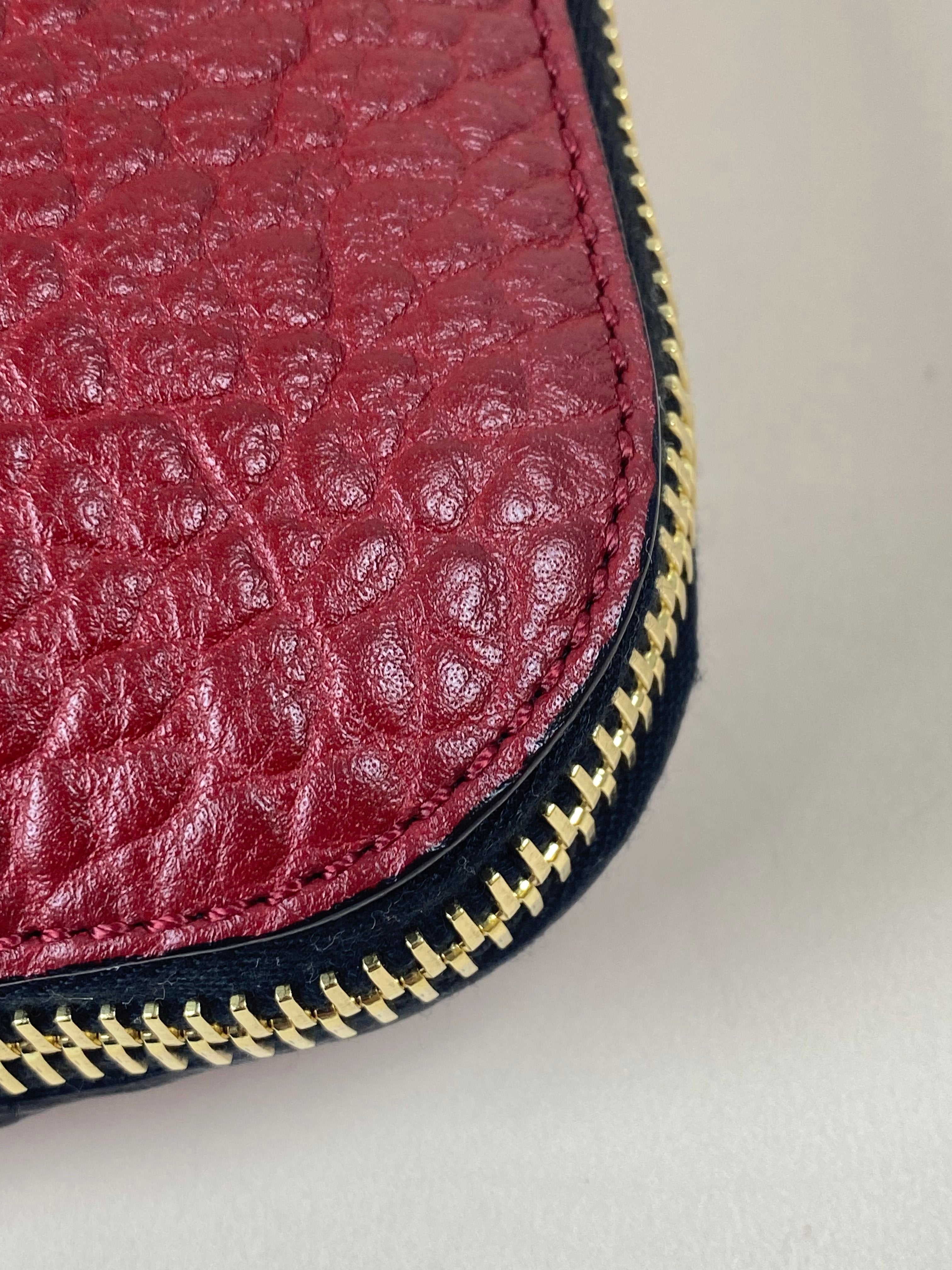 Burberry Red Signature Small Crossbody Bag