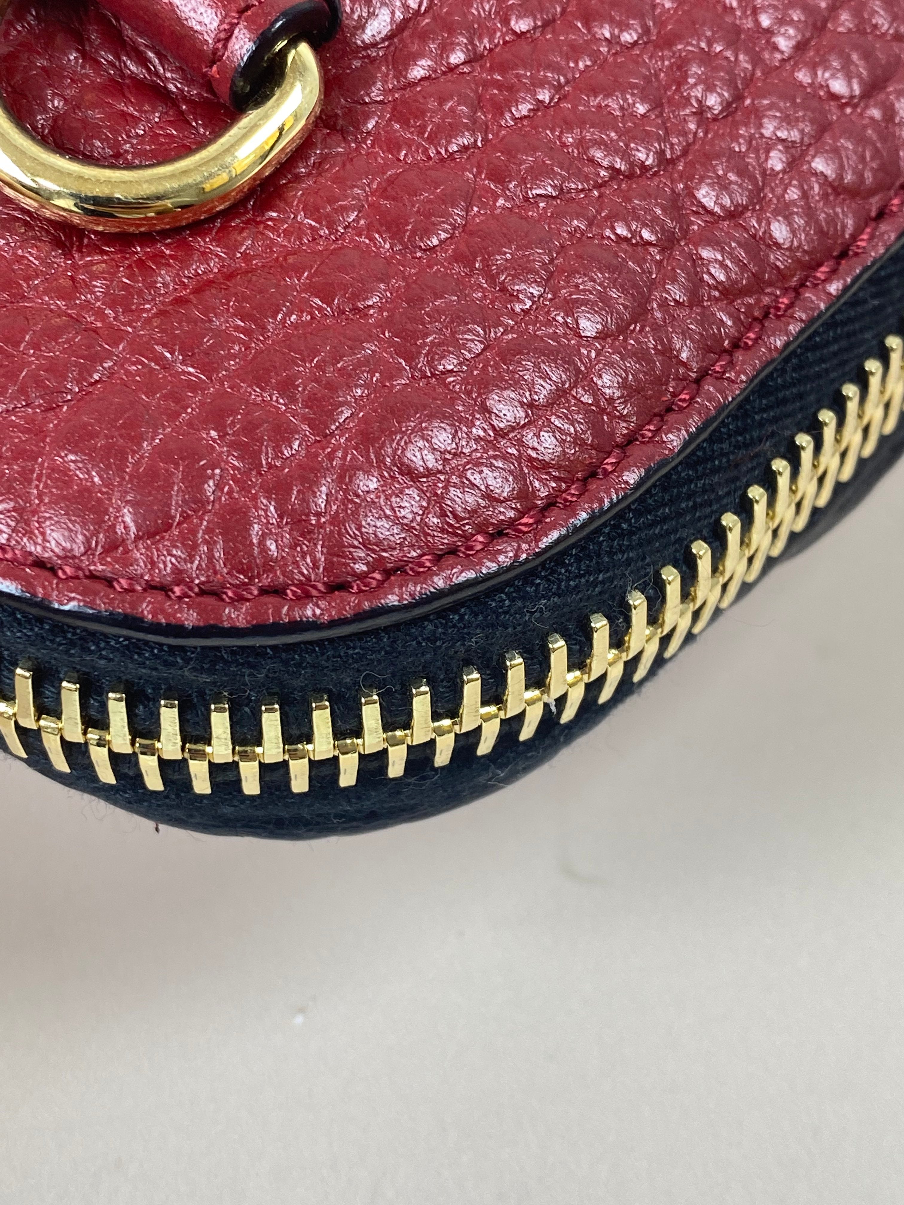 Burberry Red Signature Small Crossbody Bag