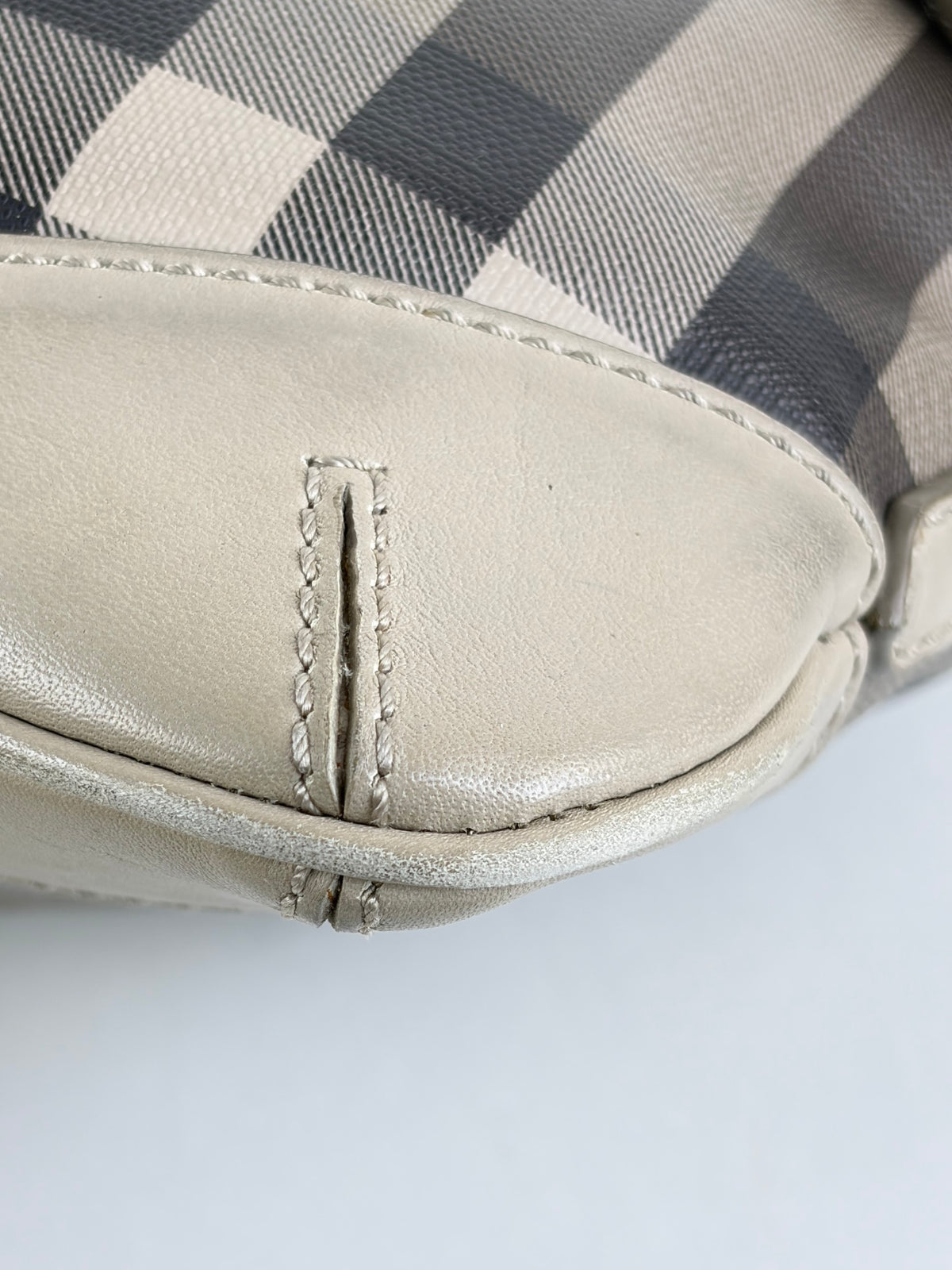 Burberry smoked trench coated canvas Hartham crossbody bag