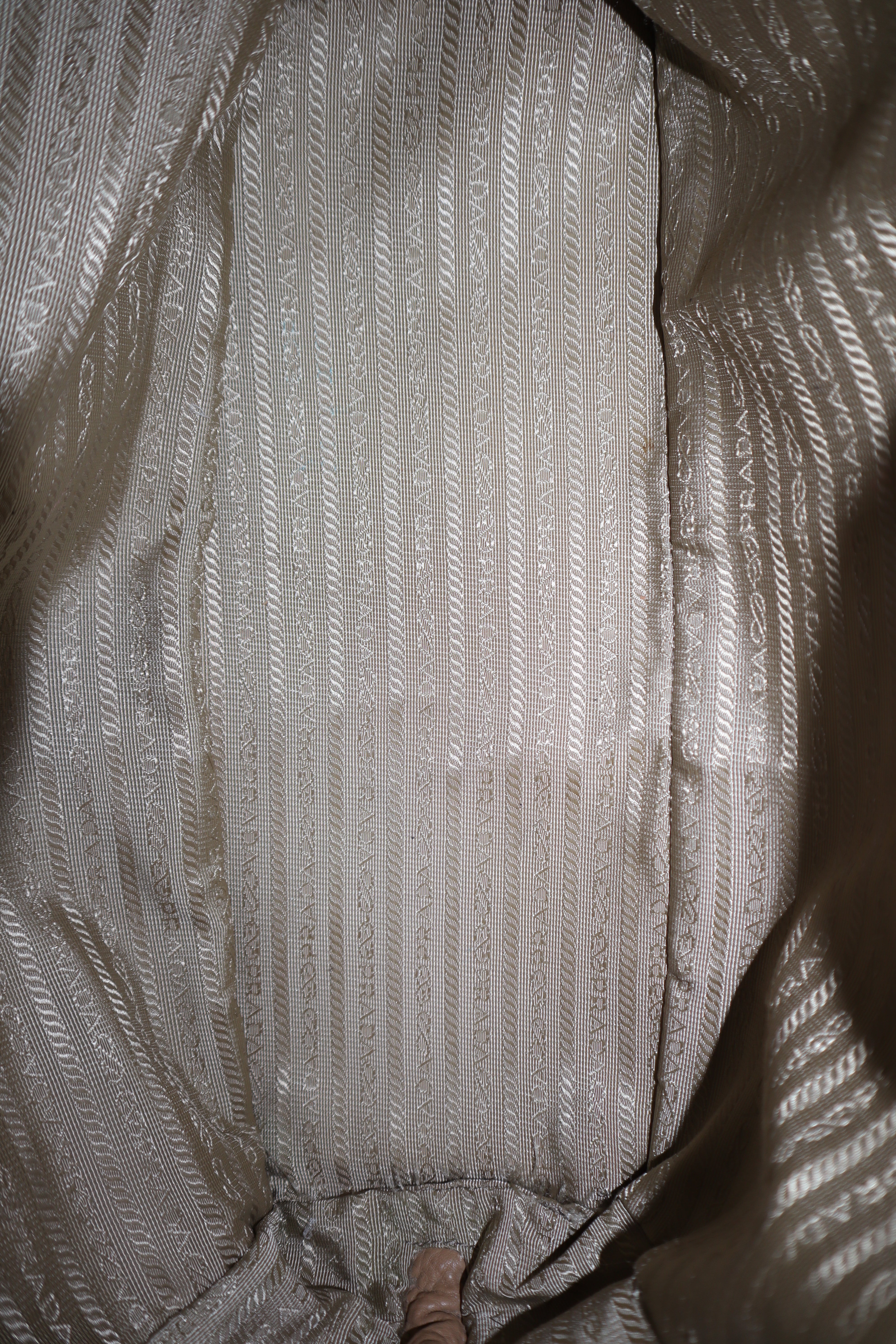 Prada Beige Vitello Daino Large Shopping Tote Bag W/ Strap-handbag-Prada-The Closet Egypt