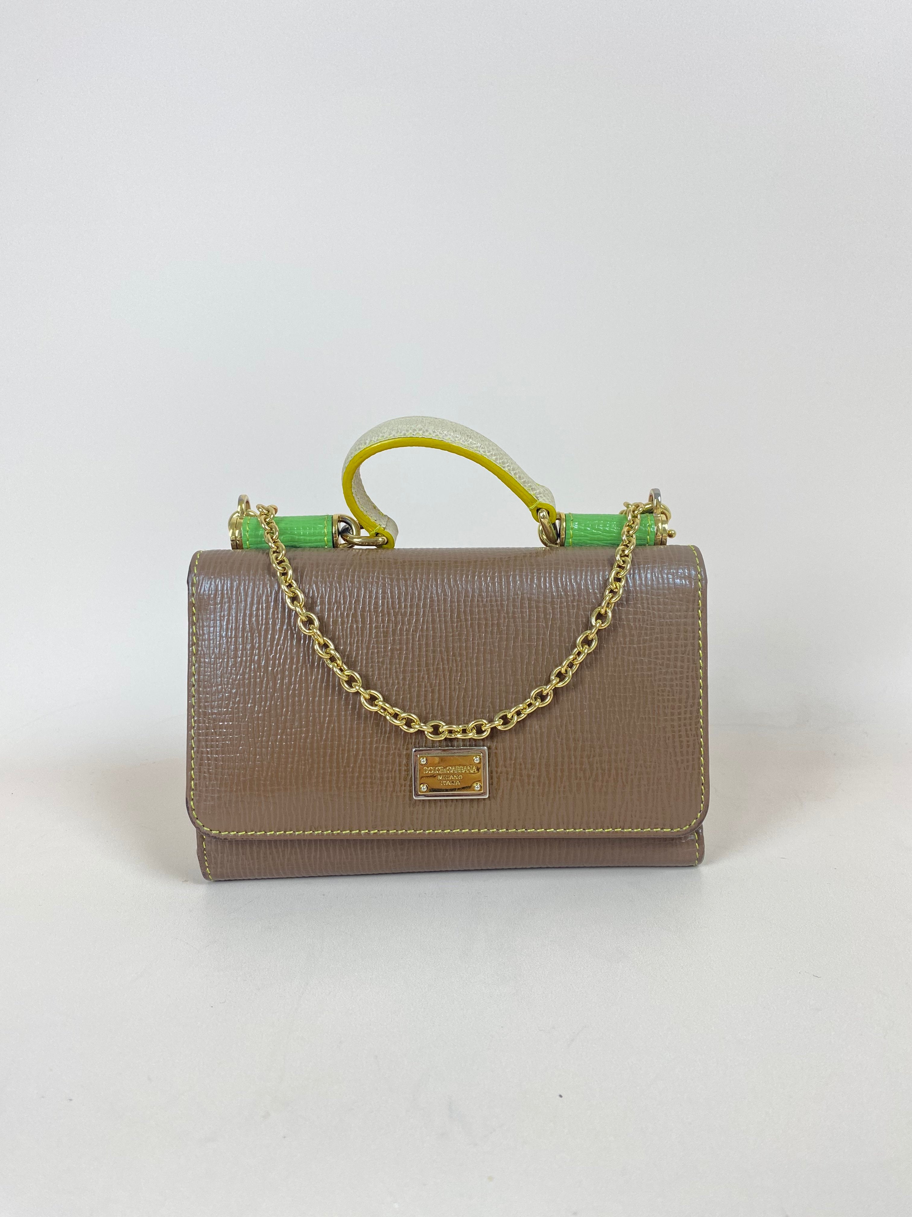 Dolce & Gabbana Tricolor Sicily Von Bag