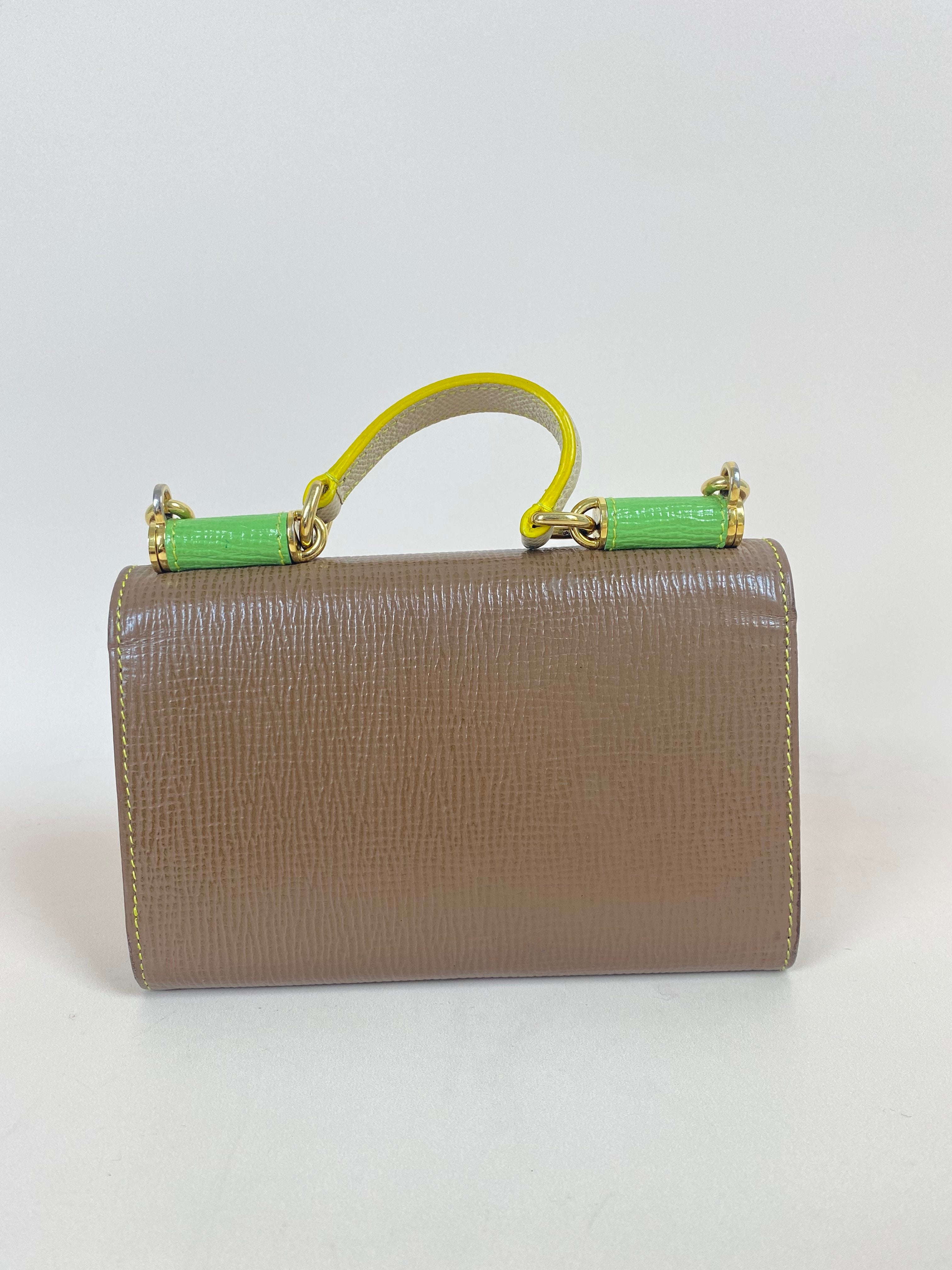 Dolce & Gabbana Tricolor Sicily Von Bag