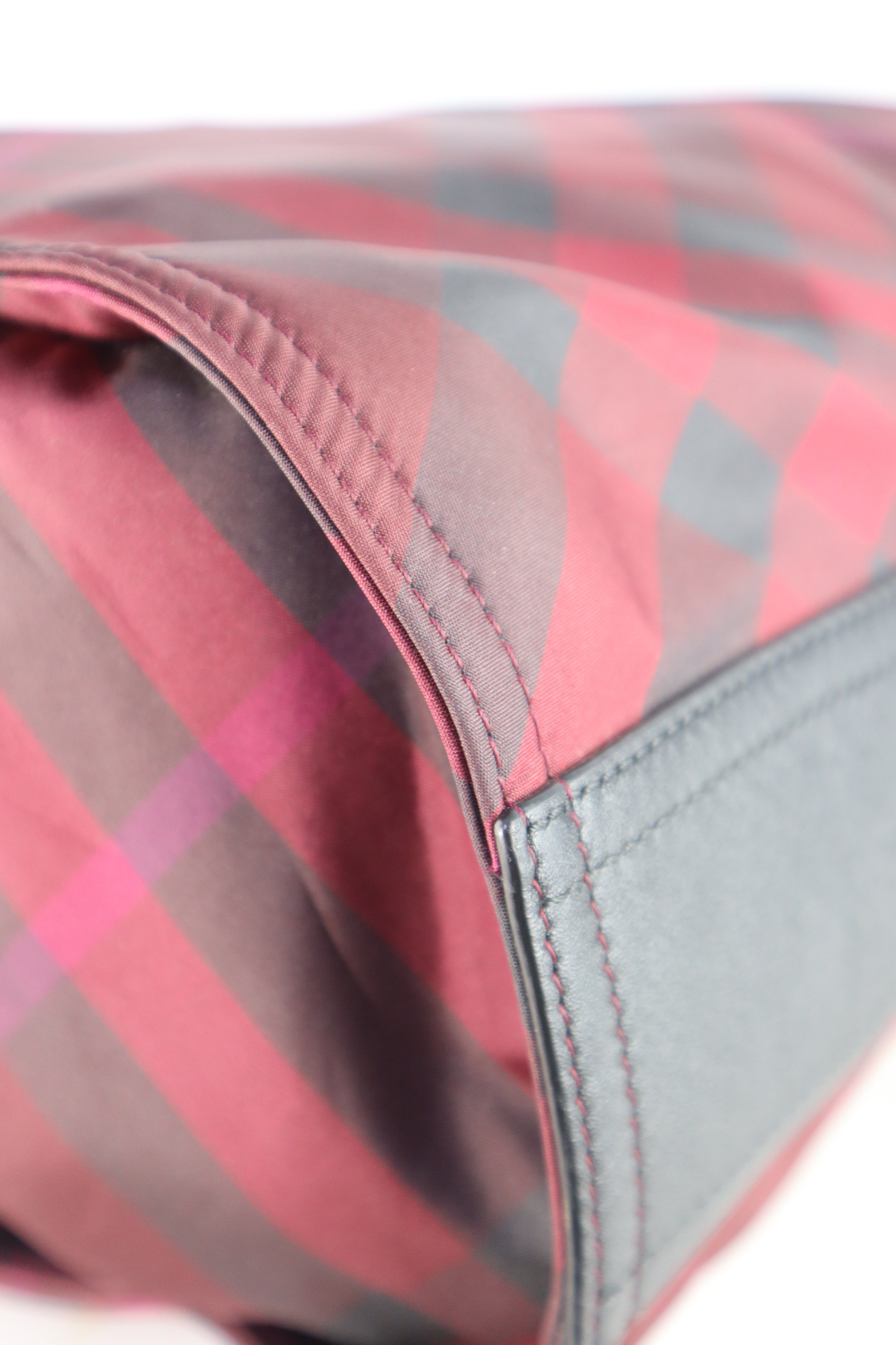 Burberry Red Nova Check Shoulder Bag