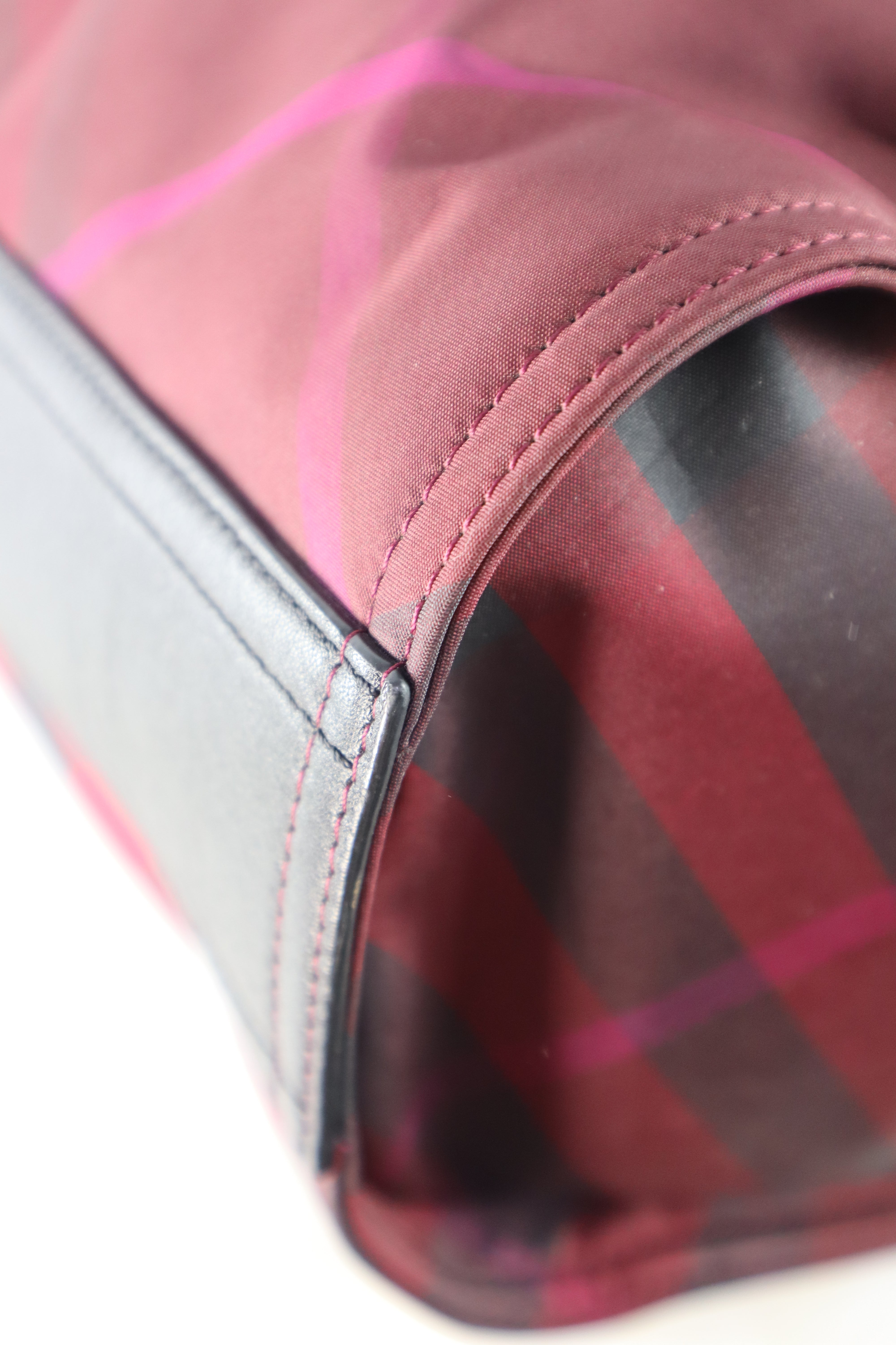 Burberry Red Nova Check Shoulder Bag