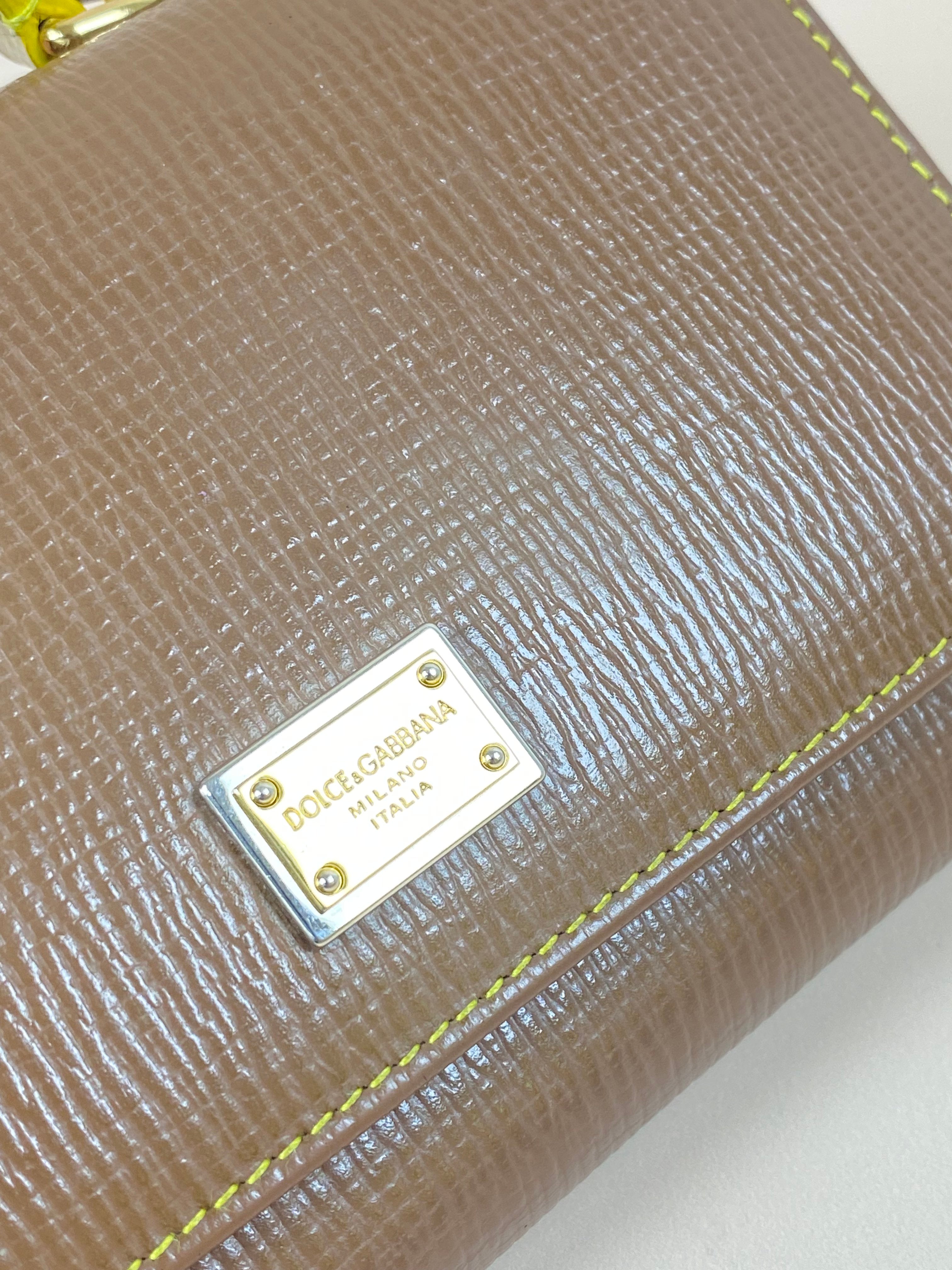 Dolce & Gabbana Tricolor Sicily Von Bag