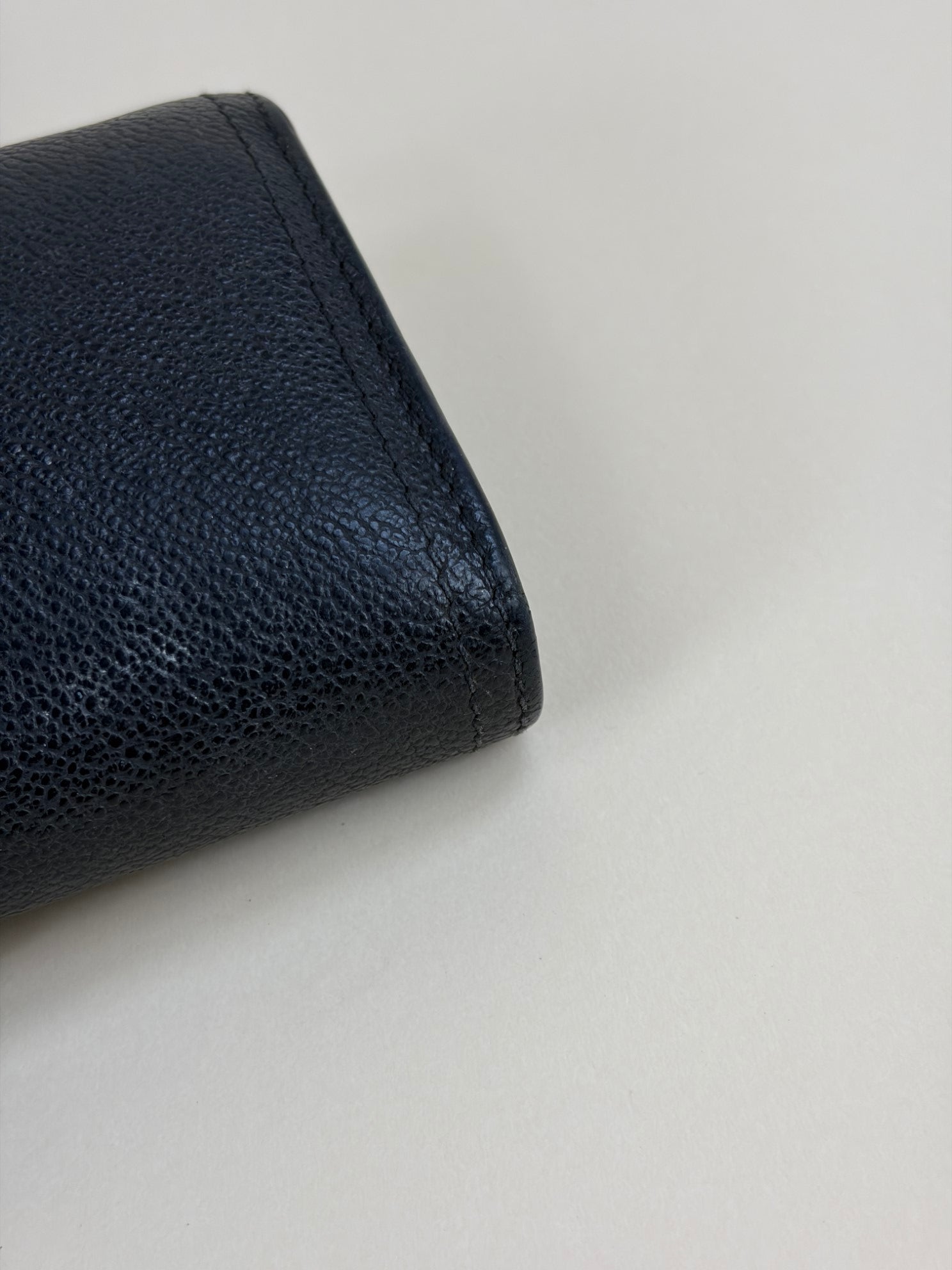 Burberry Black Buckle Continental Long Wallet