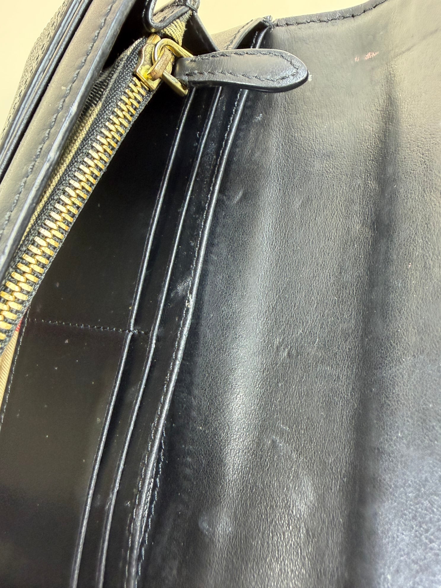 Burberry Black Buckle Continental Long Wallet