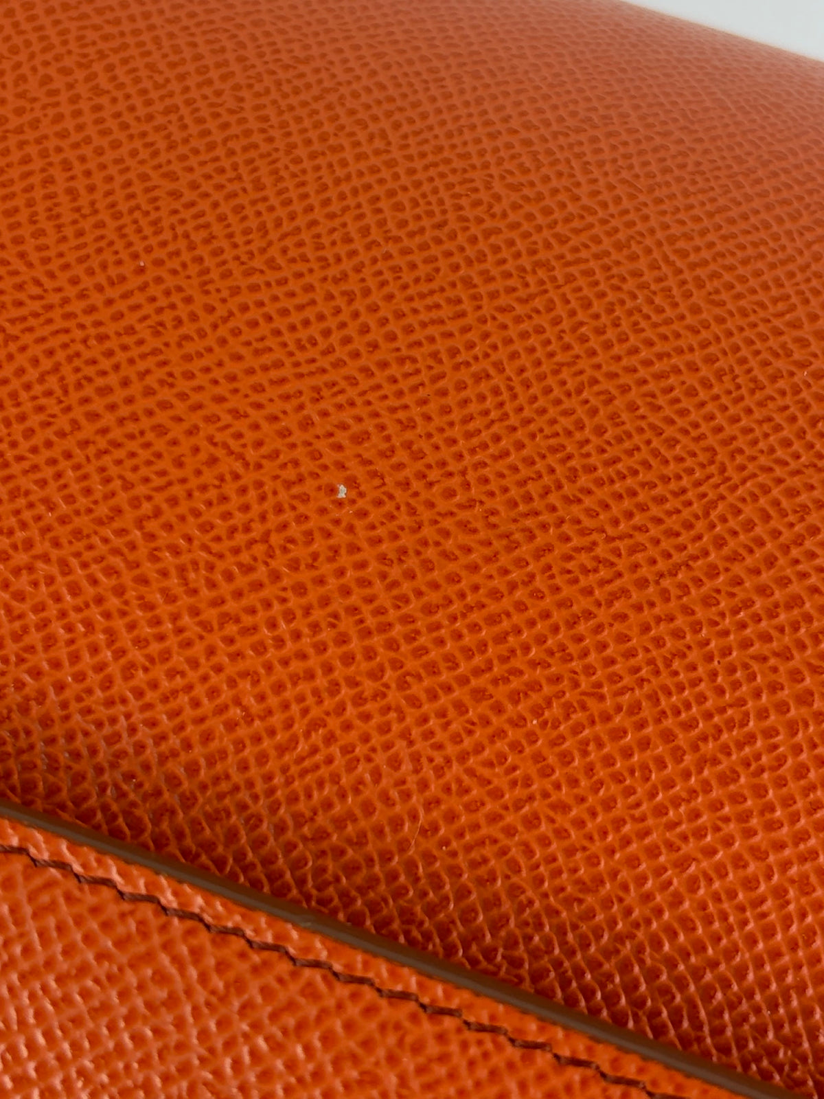 Dolce & Gabbana orange Dauphine calfskin leather Sicily maxi