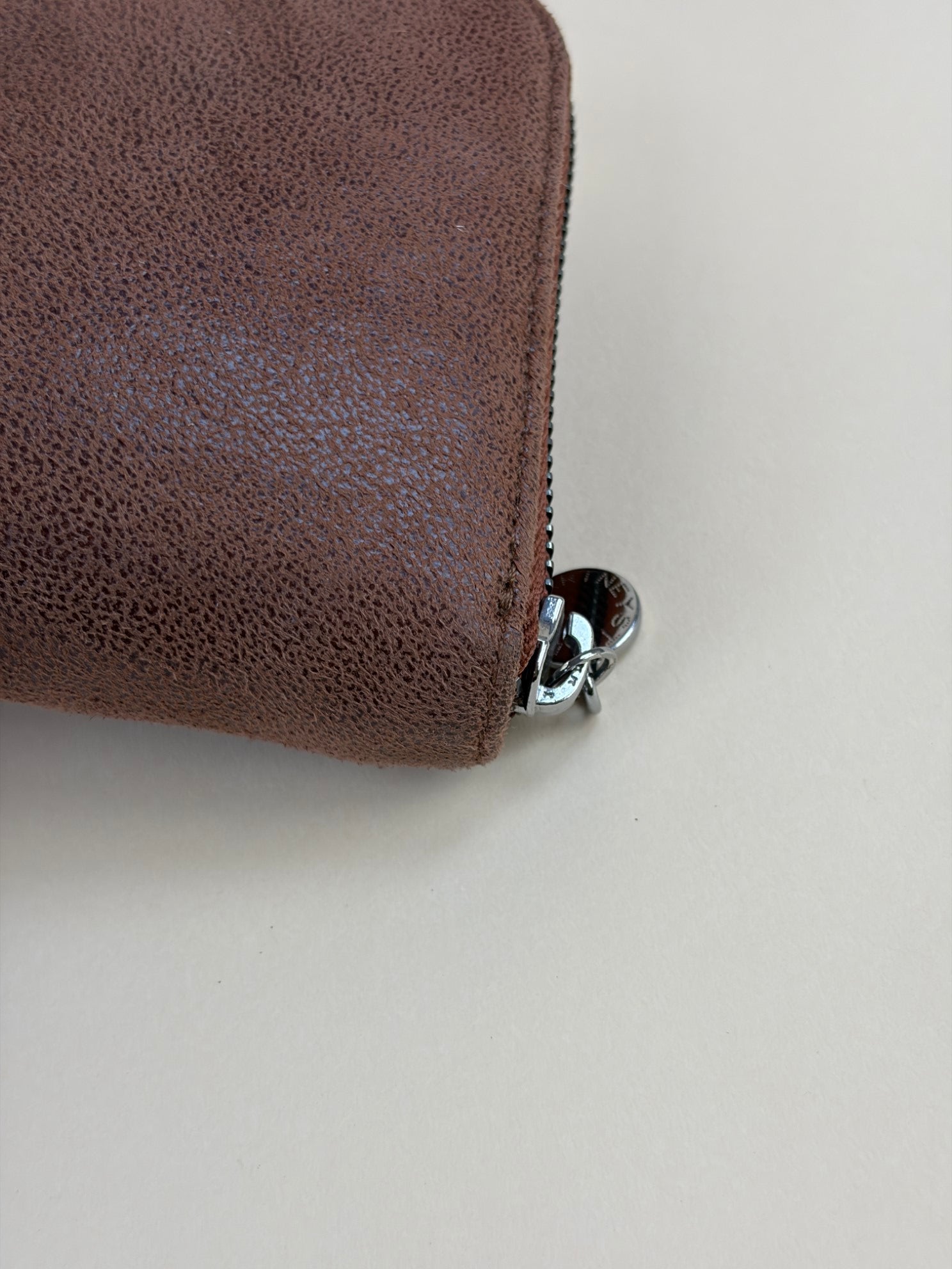 Stella Mccartney Brown Zip - Continental Falabella Long Wallet