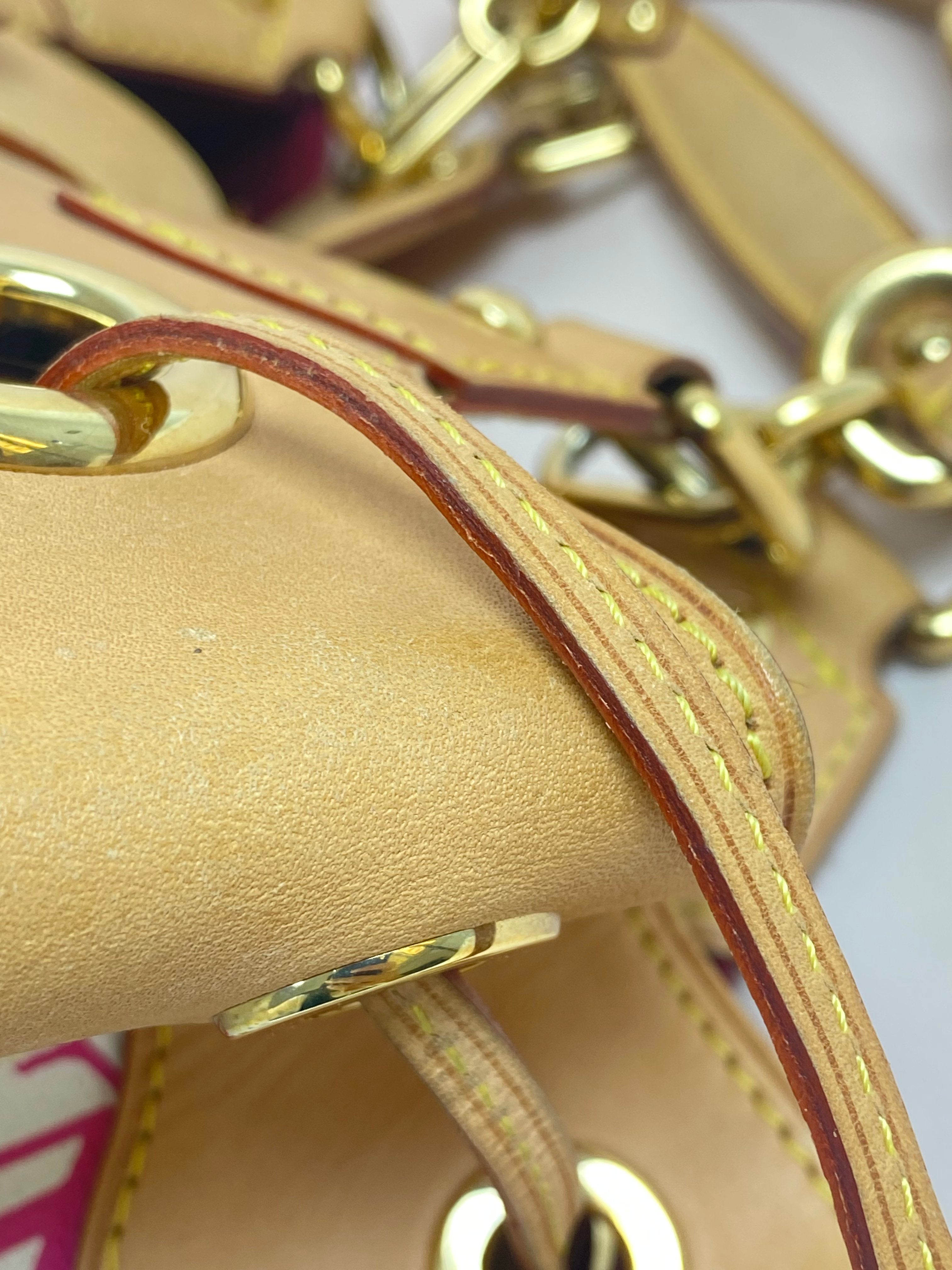 Louis Vuitton White Multicolor Monogram Shoulder Bag