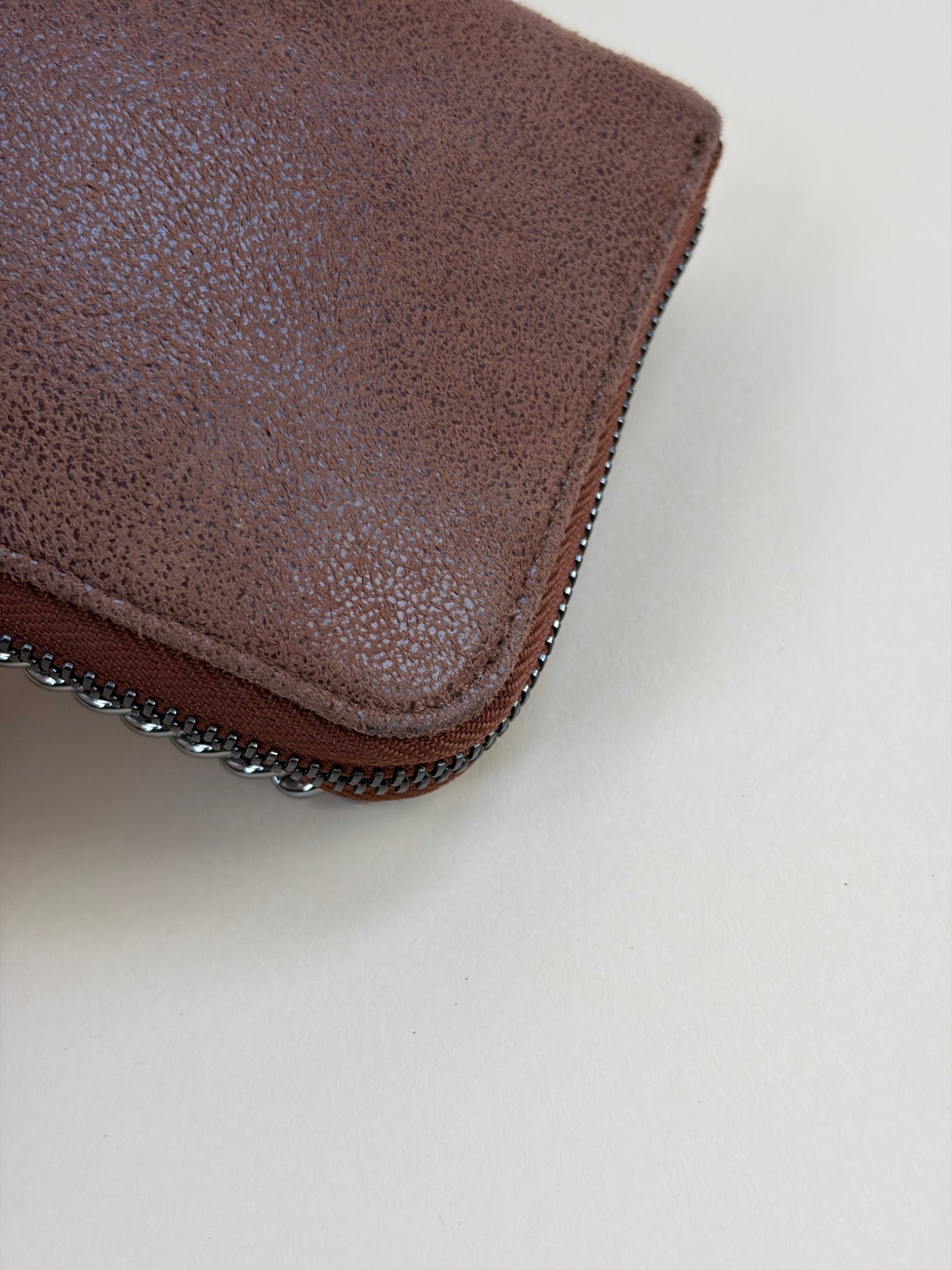 Stella Mccartney Brown Zip - Continental Falabella Long Wallet