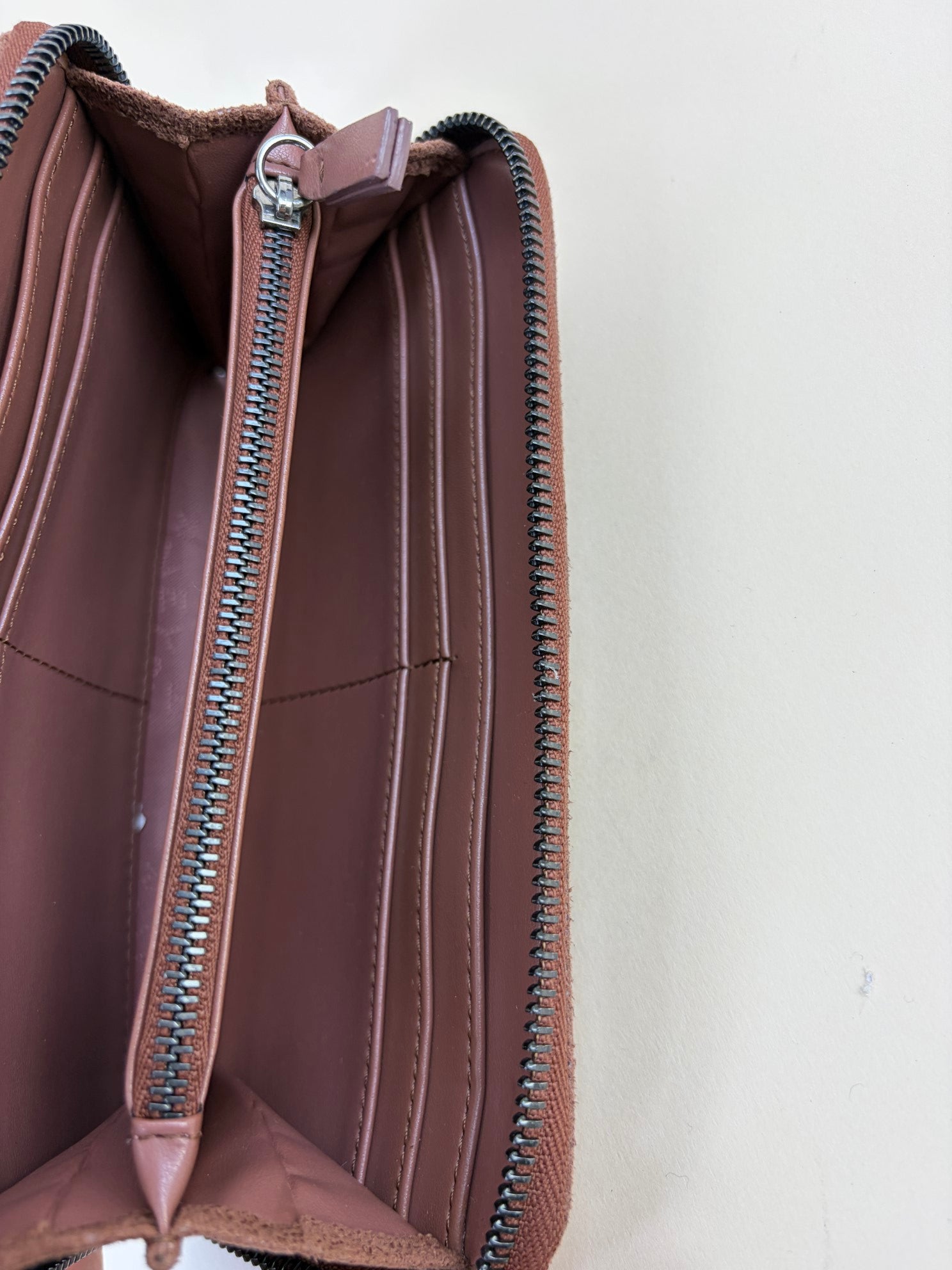 Stella Mccartney Brown Zip - Continental Falabella Long Wallet