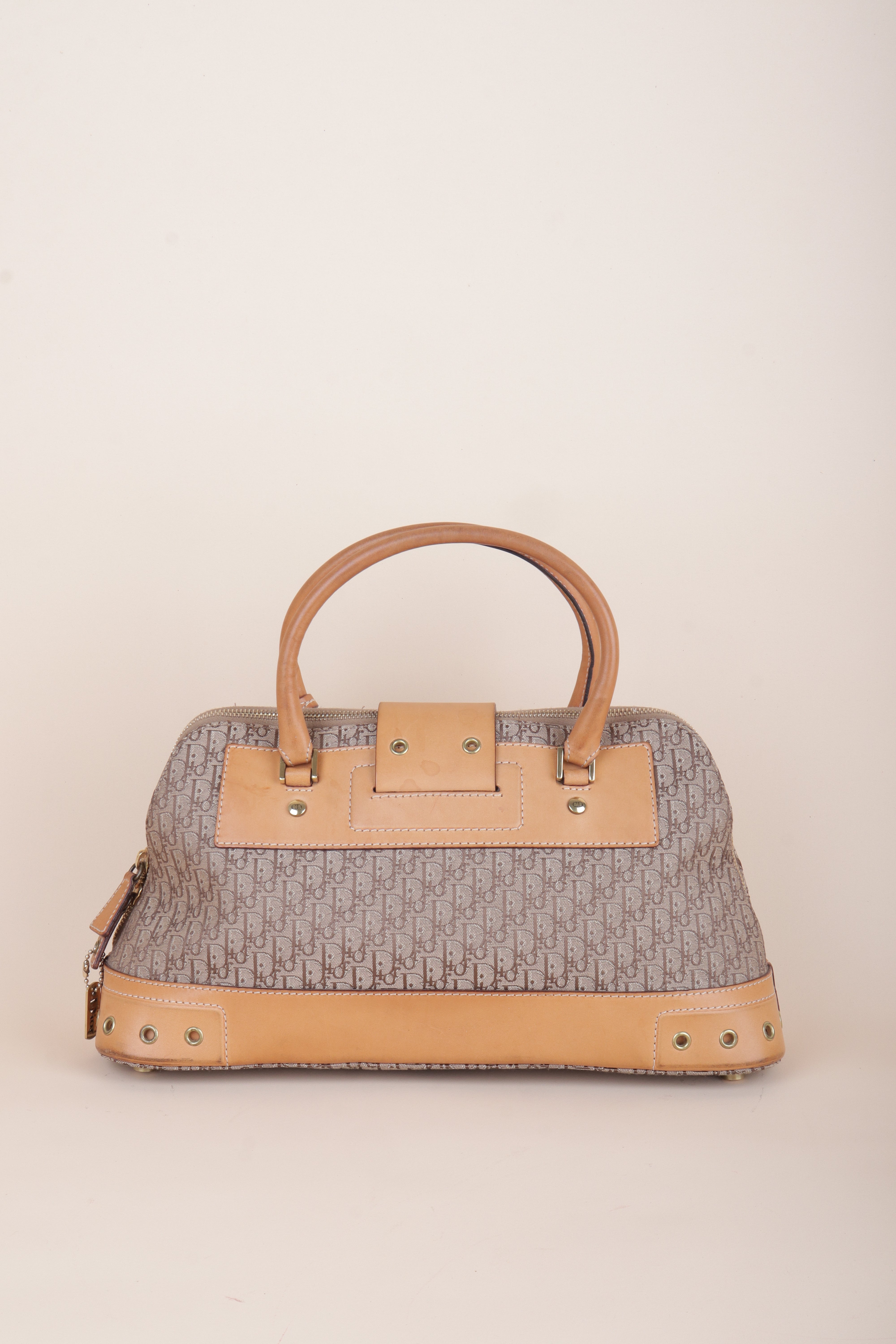 Christian Dior Beige Street Chic Dome Diorissimo Tote Bag