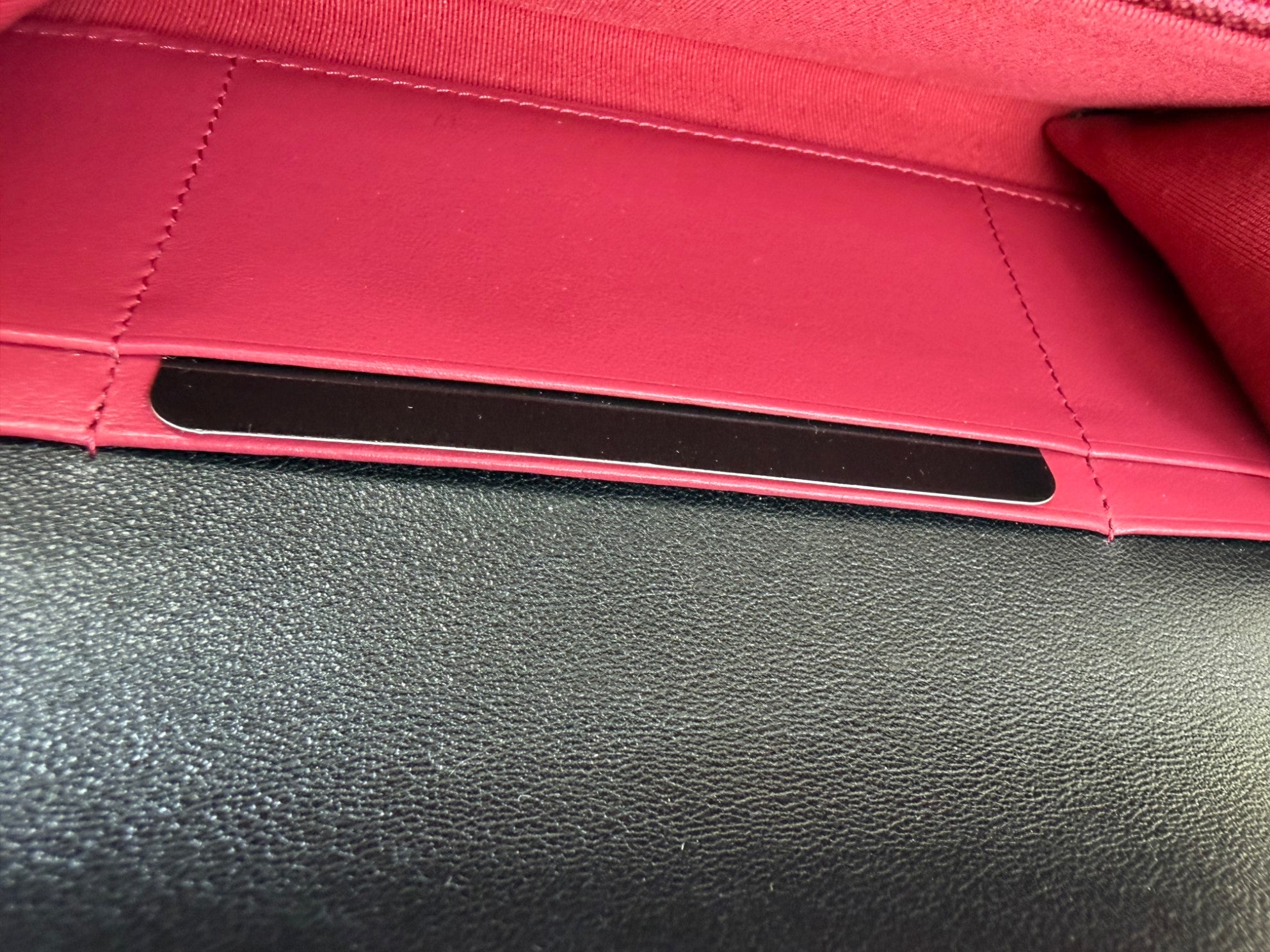 Chanel Black 19 Flap Wallet