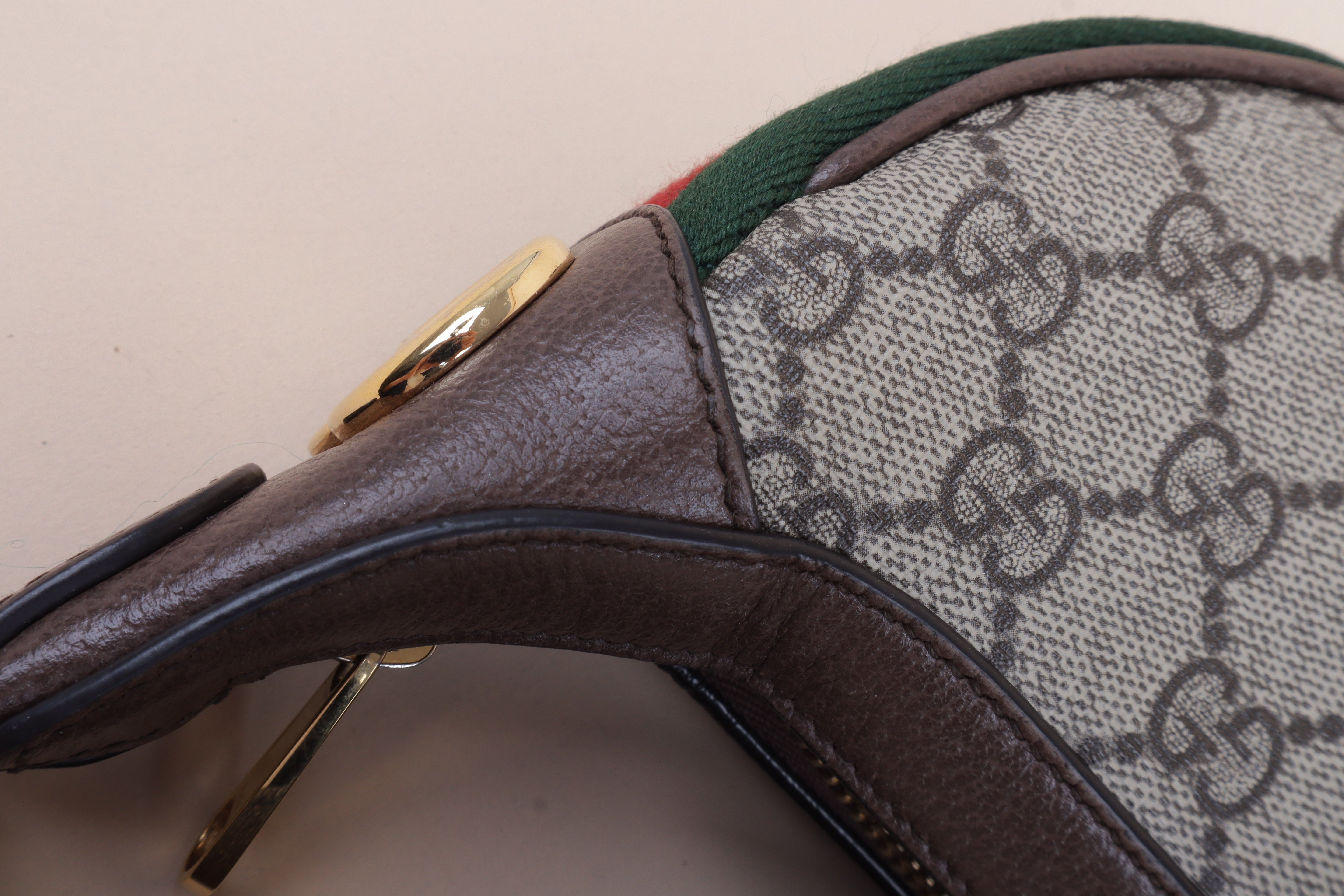 Gucci Brown GG Ophidia Mini Tote Bag