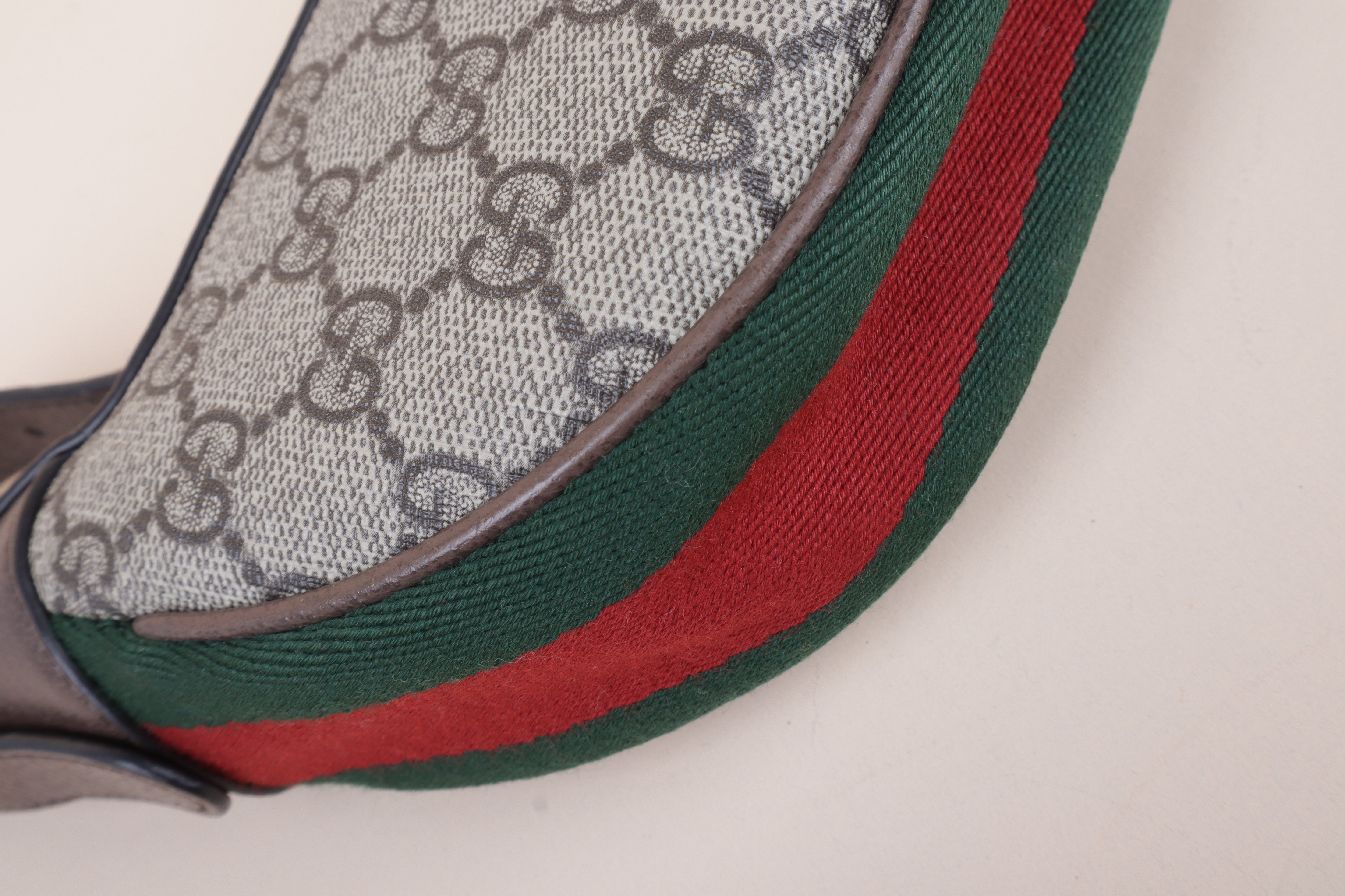 Gucci Brown GG Ophidia Mini Tote Bag