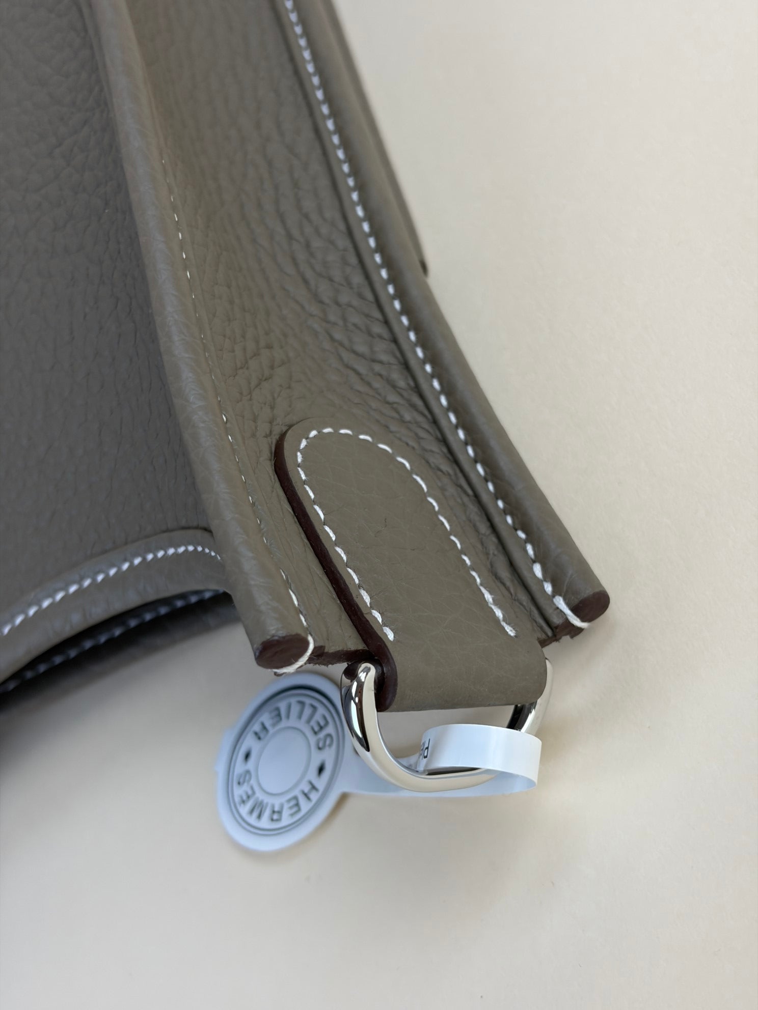 Hermes Etoupe Evelyne 29 Shoulder Bag