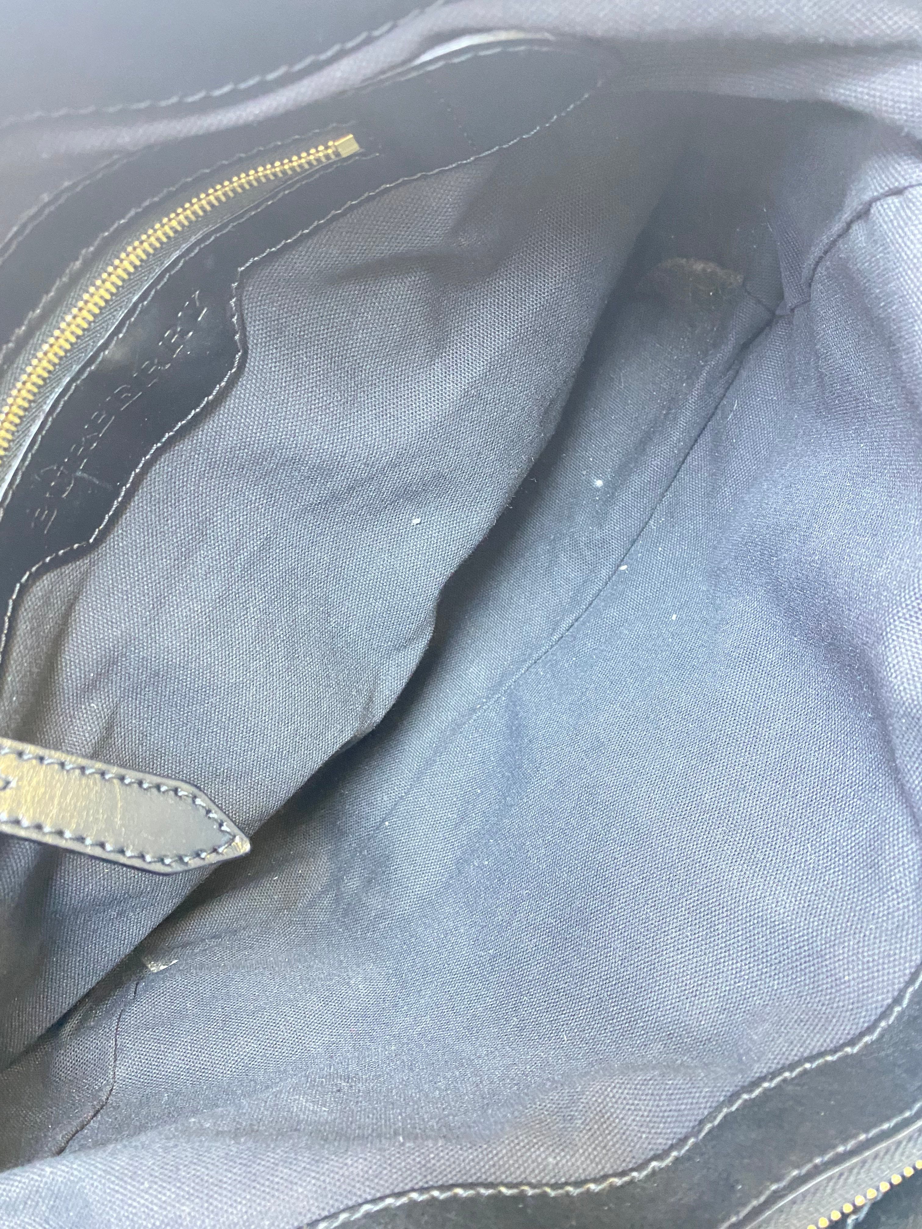 Burberry Bicolor Lynher Medium Bridle Bag
