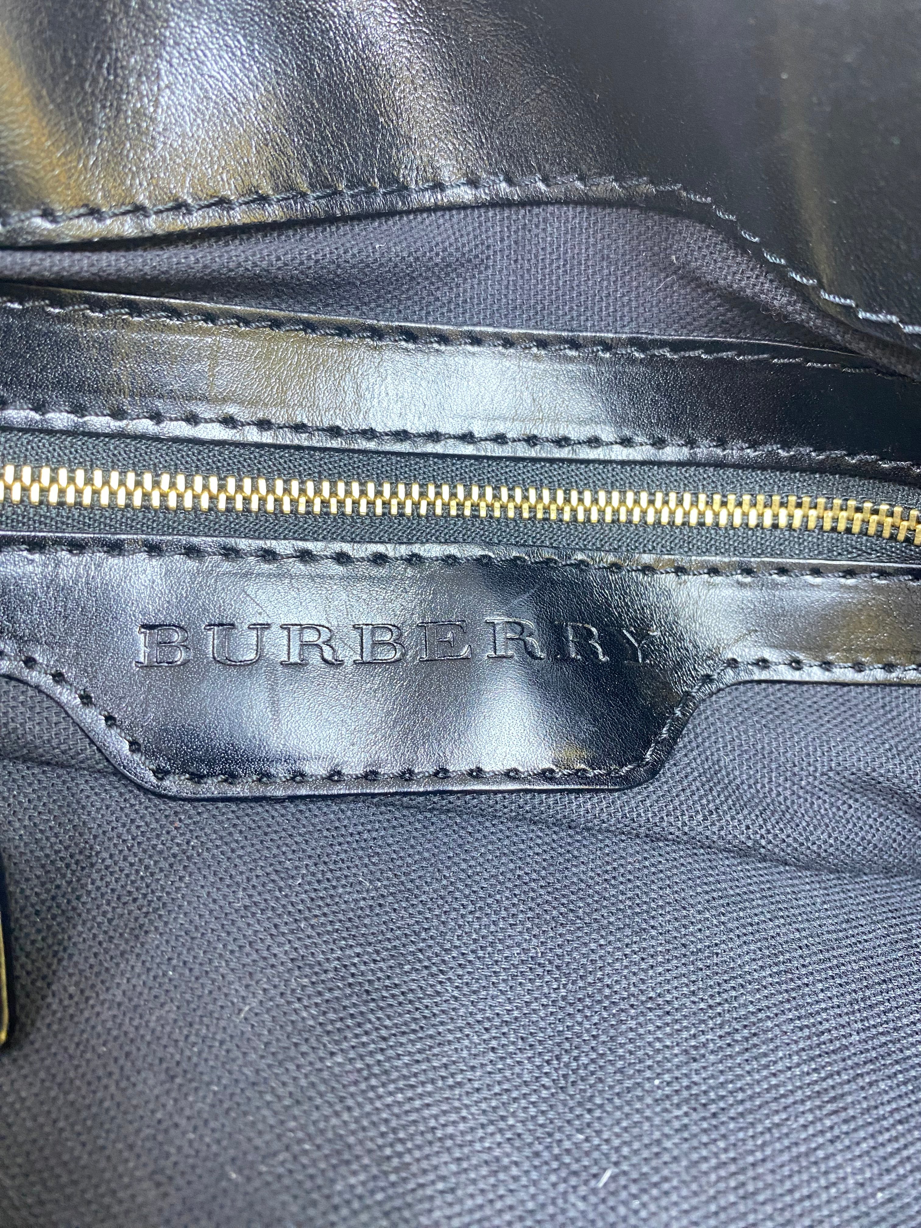 Burberry Bicolor Lynher Medium Bridle Bag
