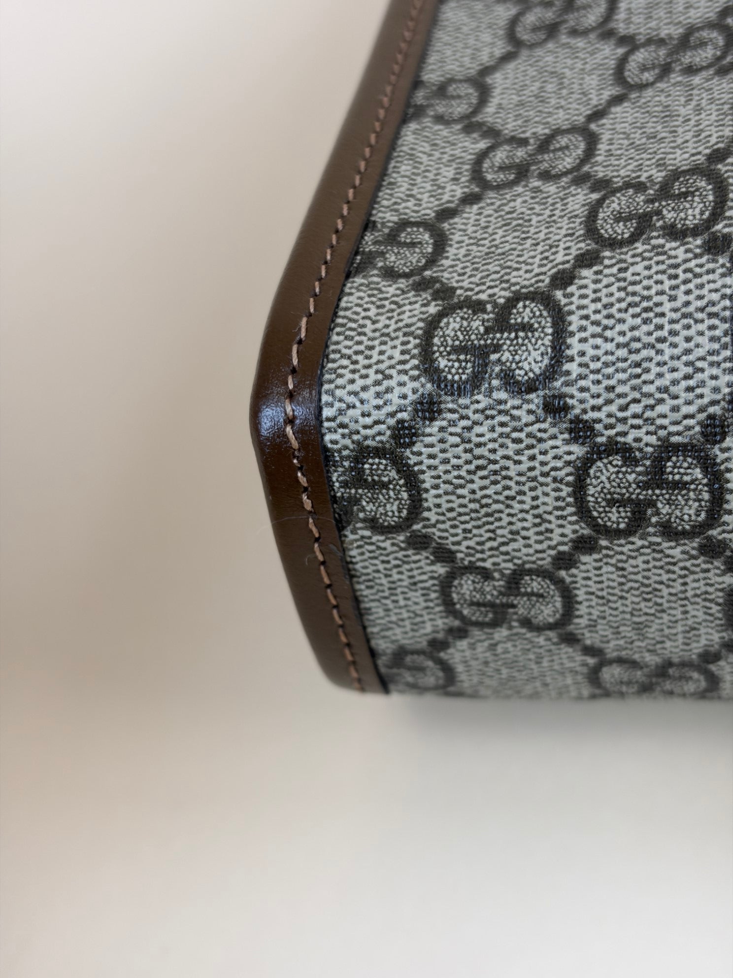 Gucci Brown GG Interlocking Pouch