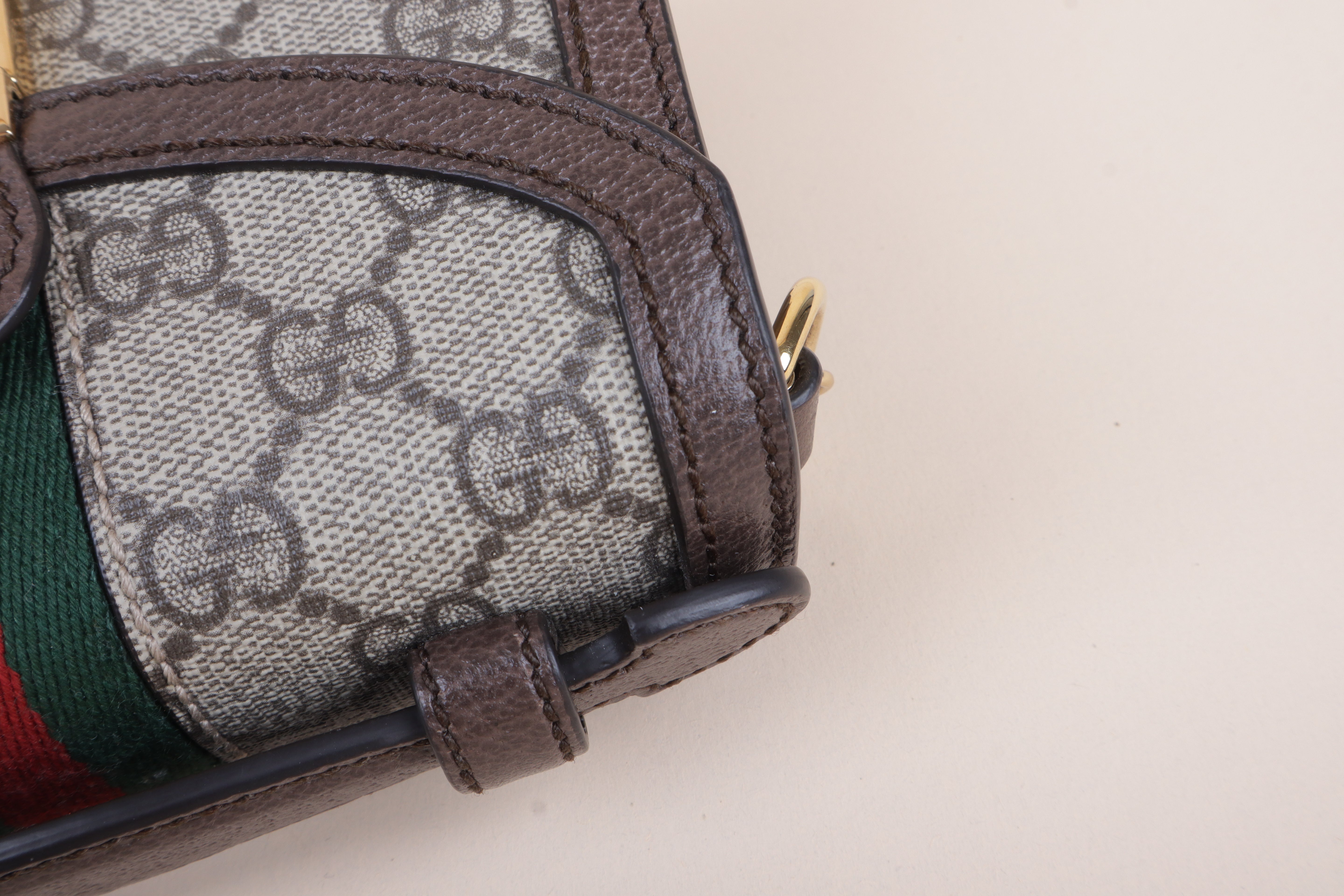 Gucci Ebony Mini Ophidia Crossbody Bag