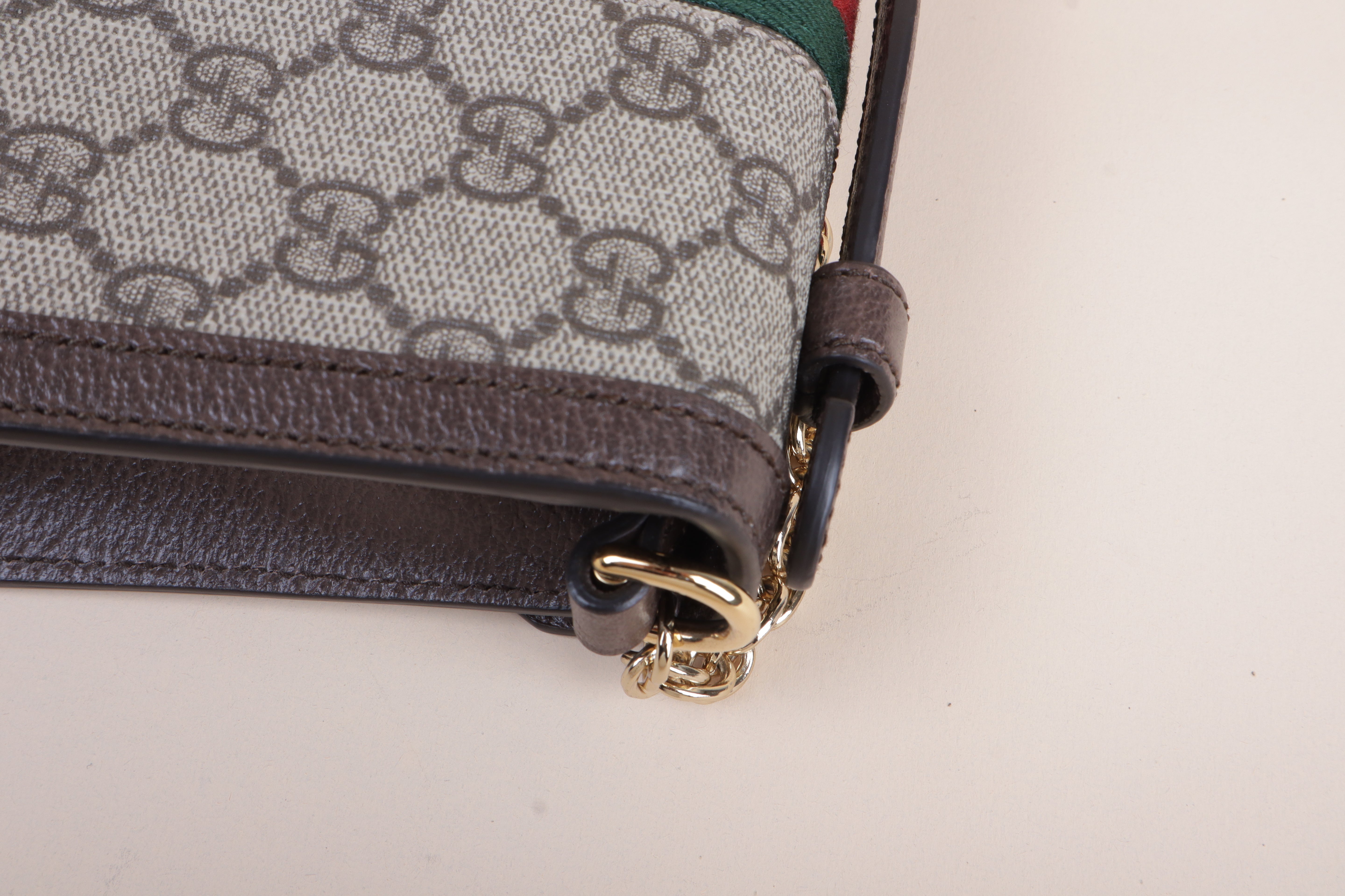 Gucci Ebony Mini Ophidia Crossbody Bag