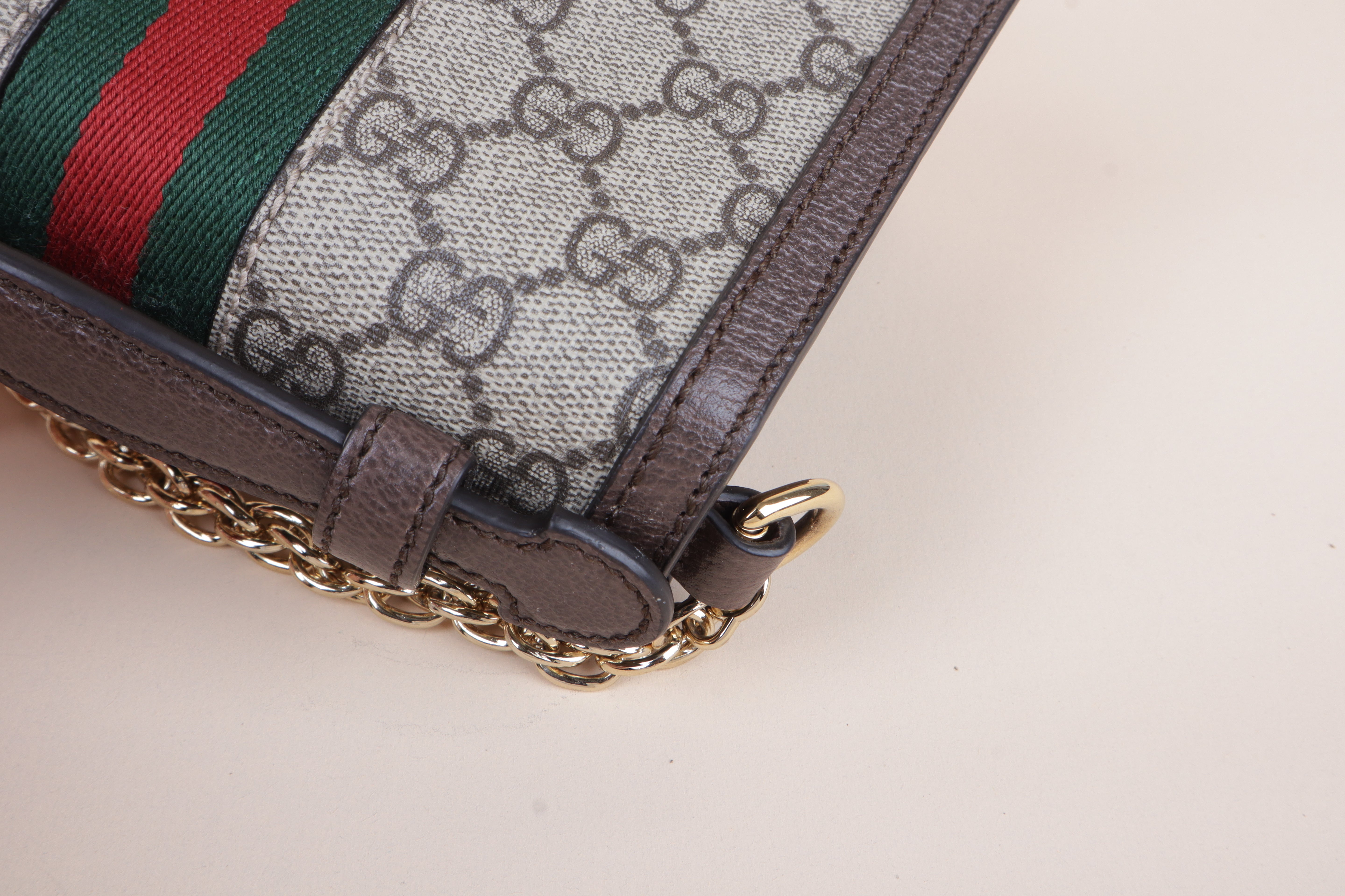 Gucci Ebony Mini Ophidia Crossbody Bag