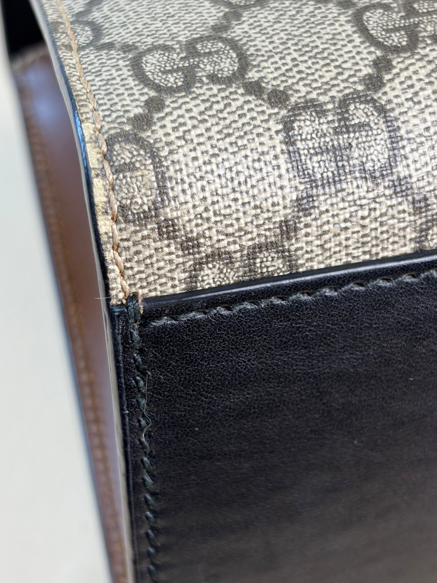 Gucci Tricolor GG Padlock Medium Shoulder Bag