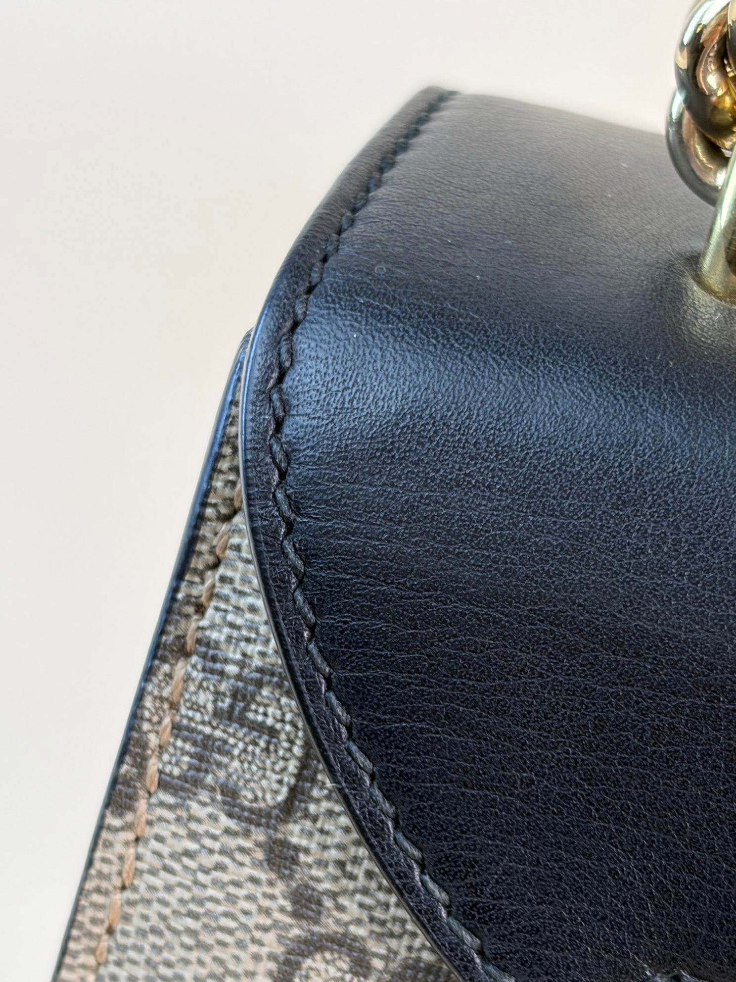 Gucci Tricolor GG Padlock Medium Shoulder Bag