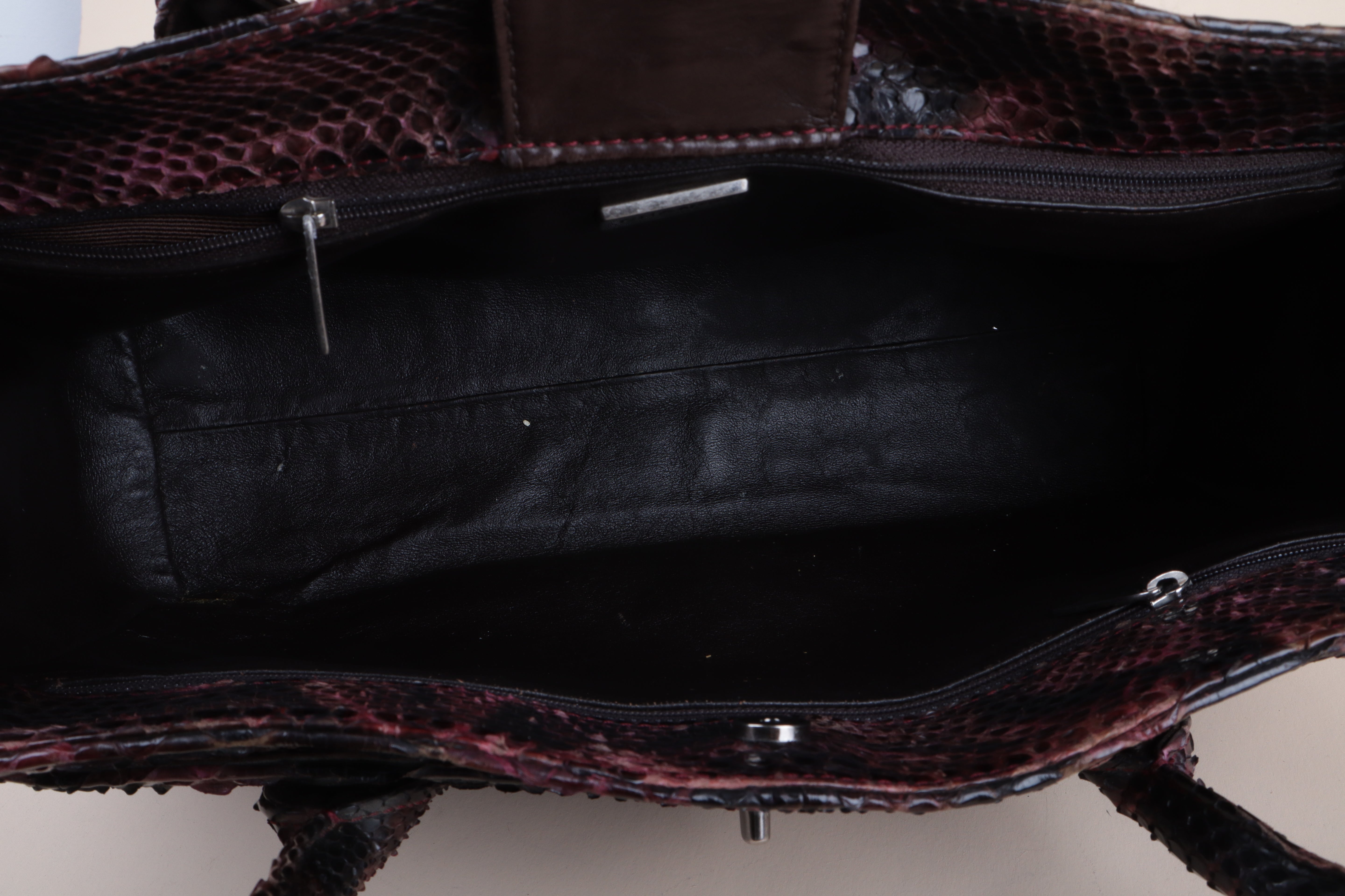 Chanel Bicolor Python Executive Tote Bag
