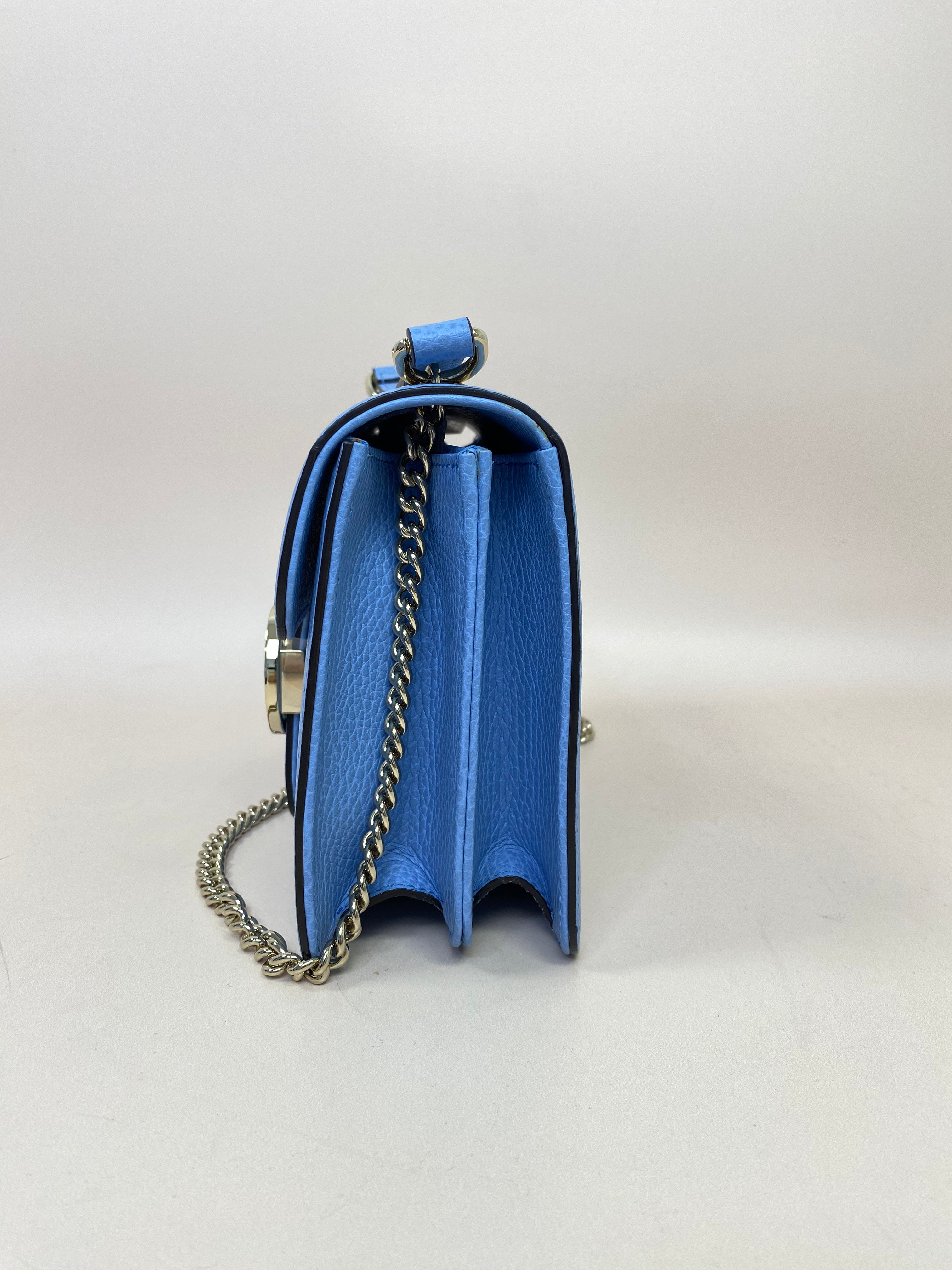 Gucci Light Blue Interlocking G Small Shoulder Bag