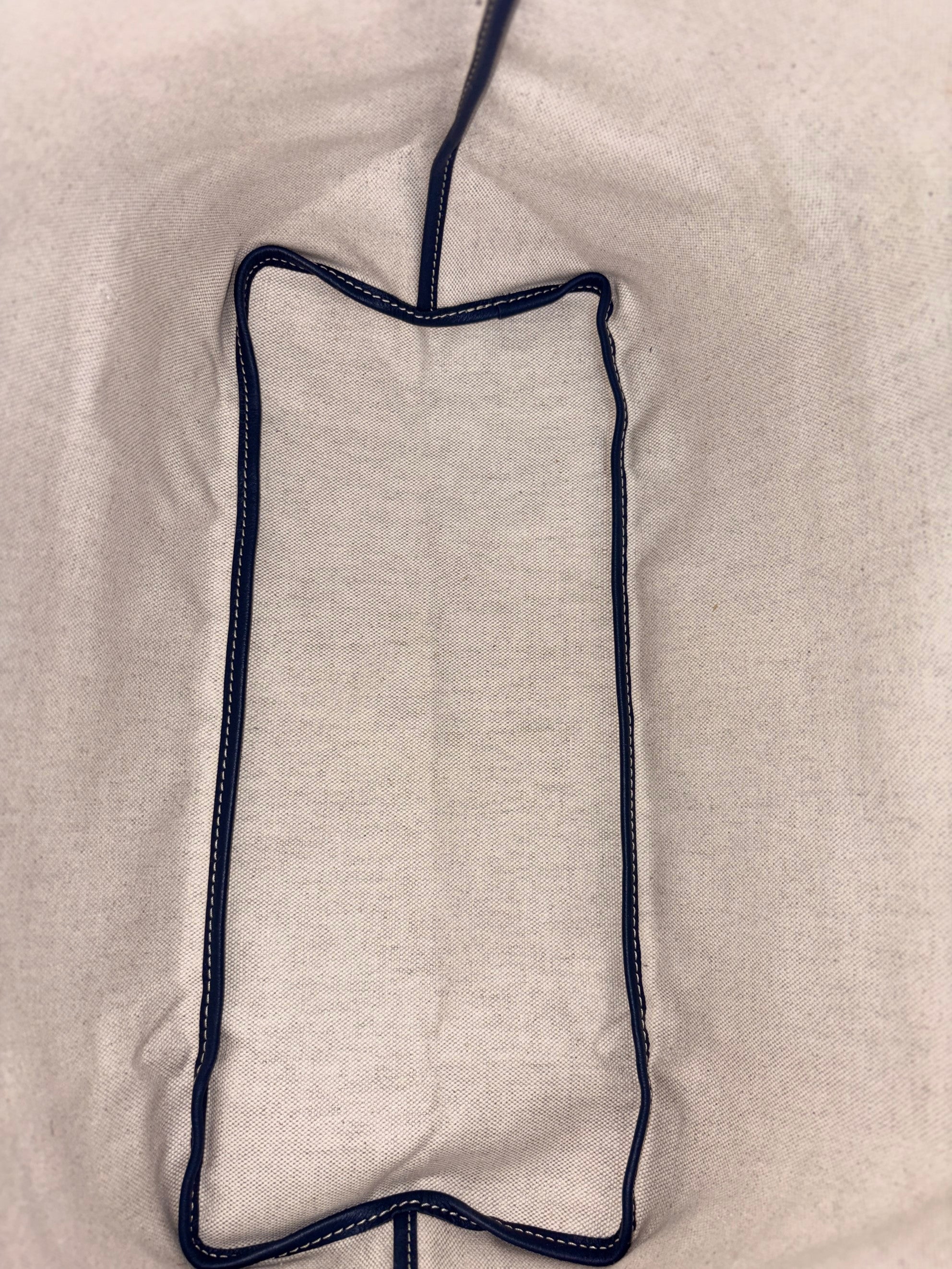 Goyard nave blue gabardine Saint louis pm tote bag