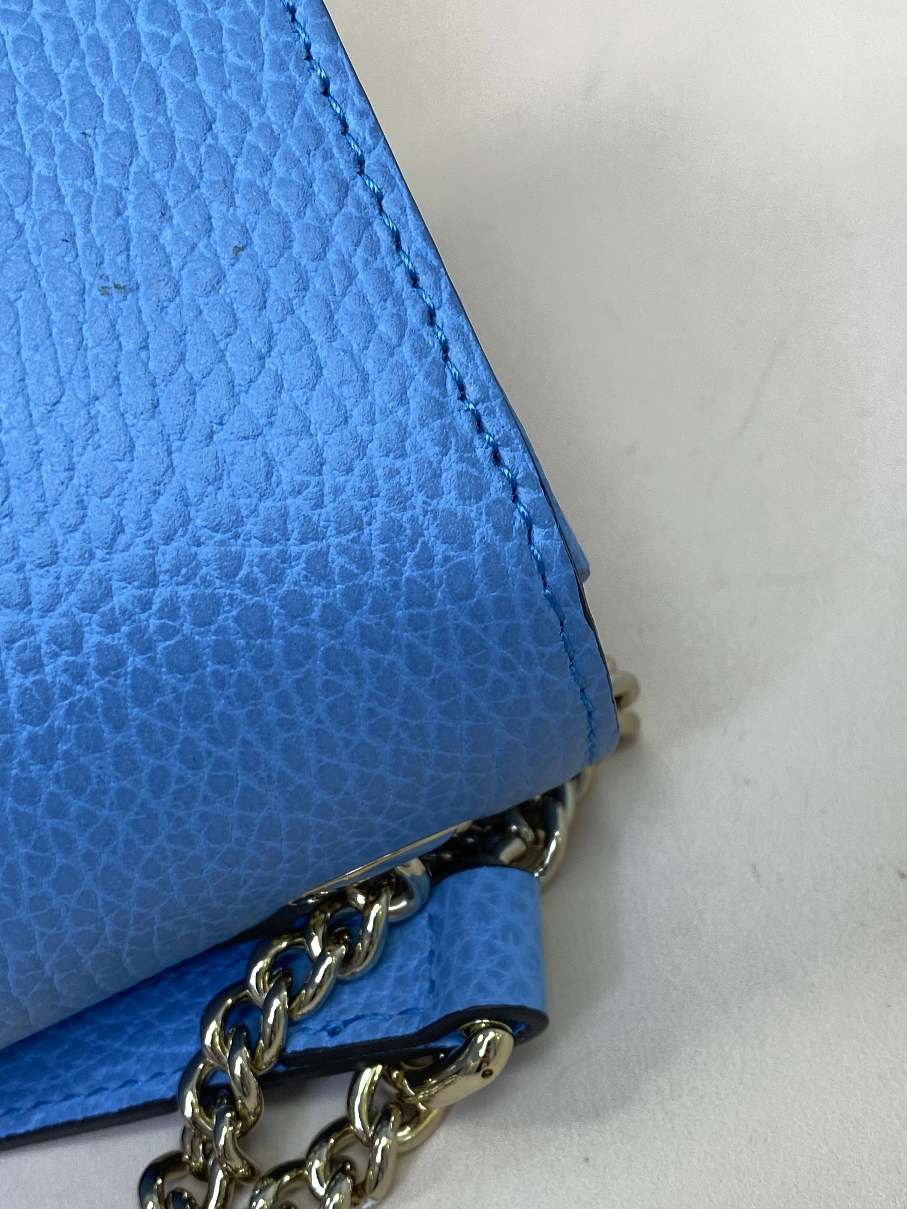 Gucci Light Blue Interlocking G Small Shoulder Bag