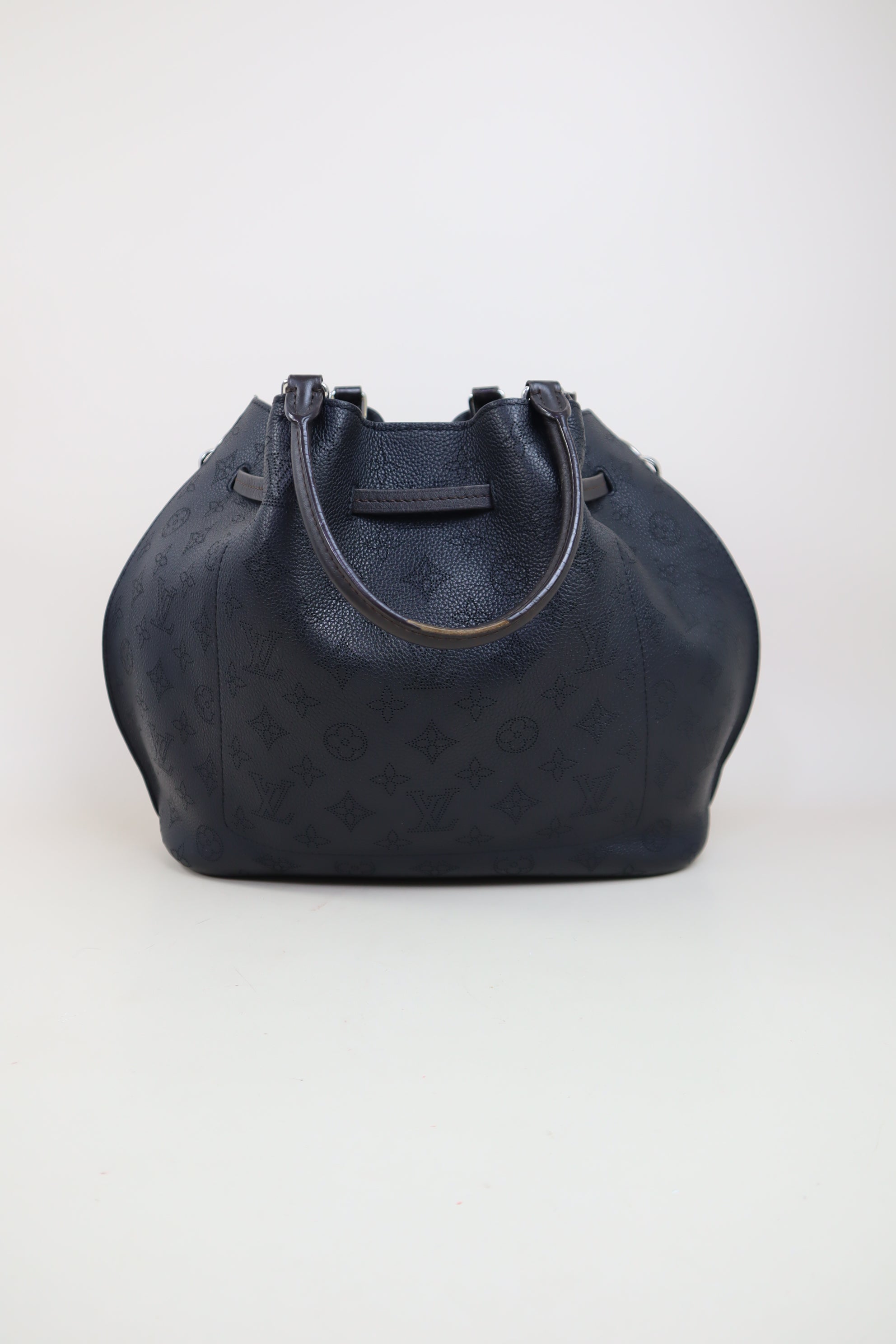 Louis Vuitton Black Monogram Mahina Girolata Tote Bag