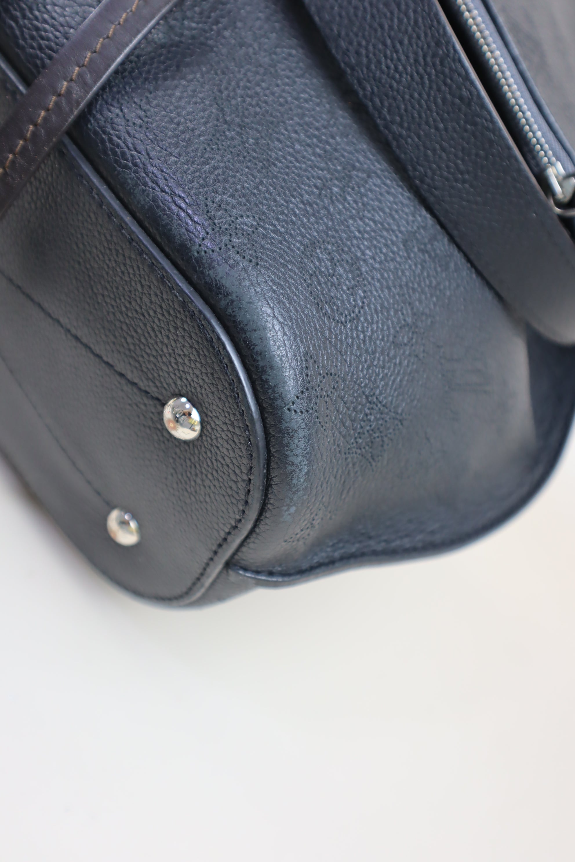 Louis Vuitton Black Monogram Mahina Girolata Tote Bag