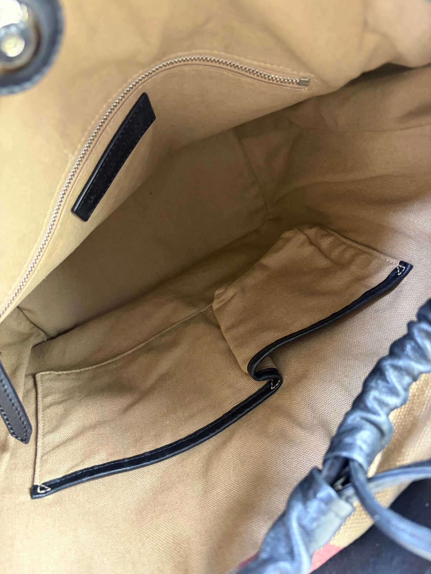 Burberry black calfskin Ashby medium hobo bag