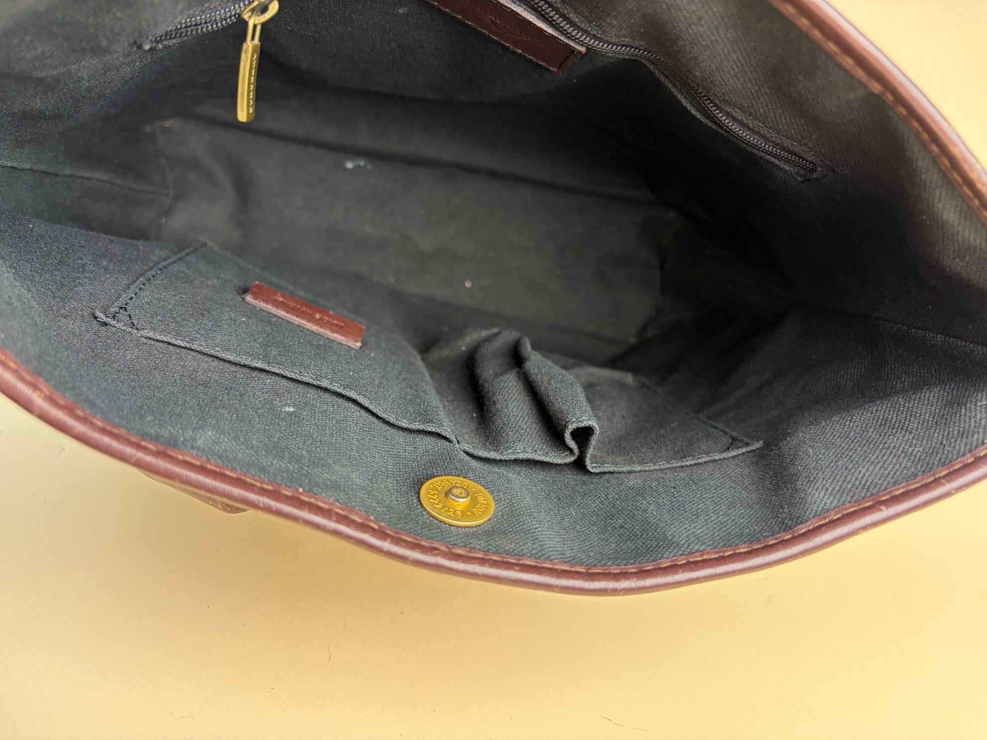 Burberry Studded Medium Haymarket Check Tote Bag