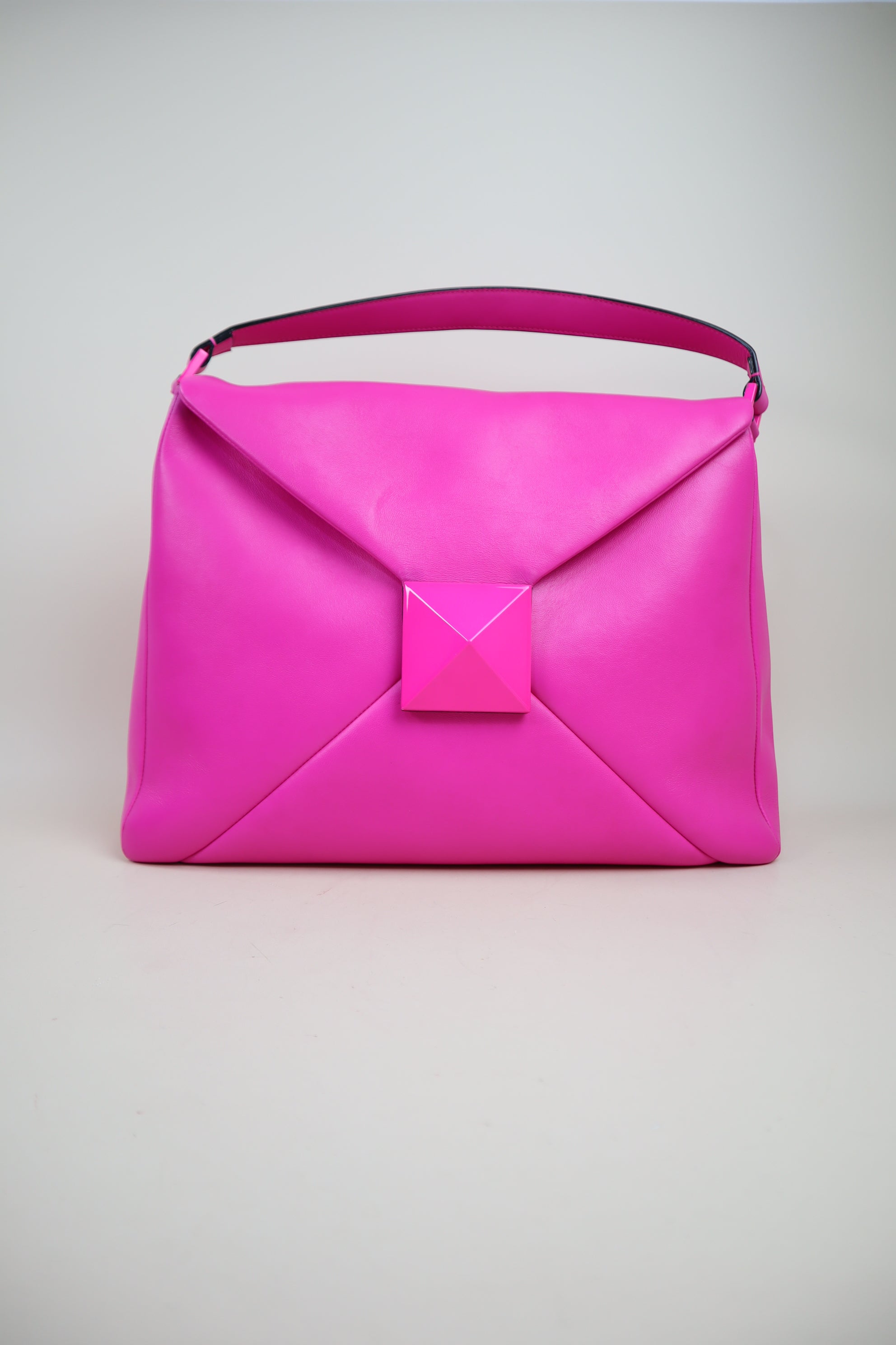 Valentino Hot Pink One Stud Tote Bag