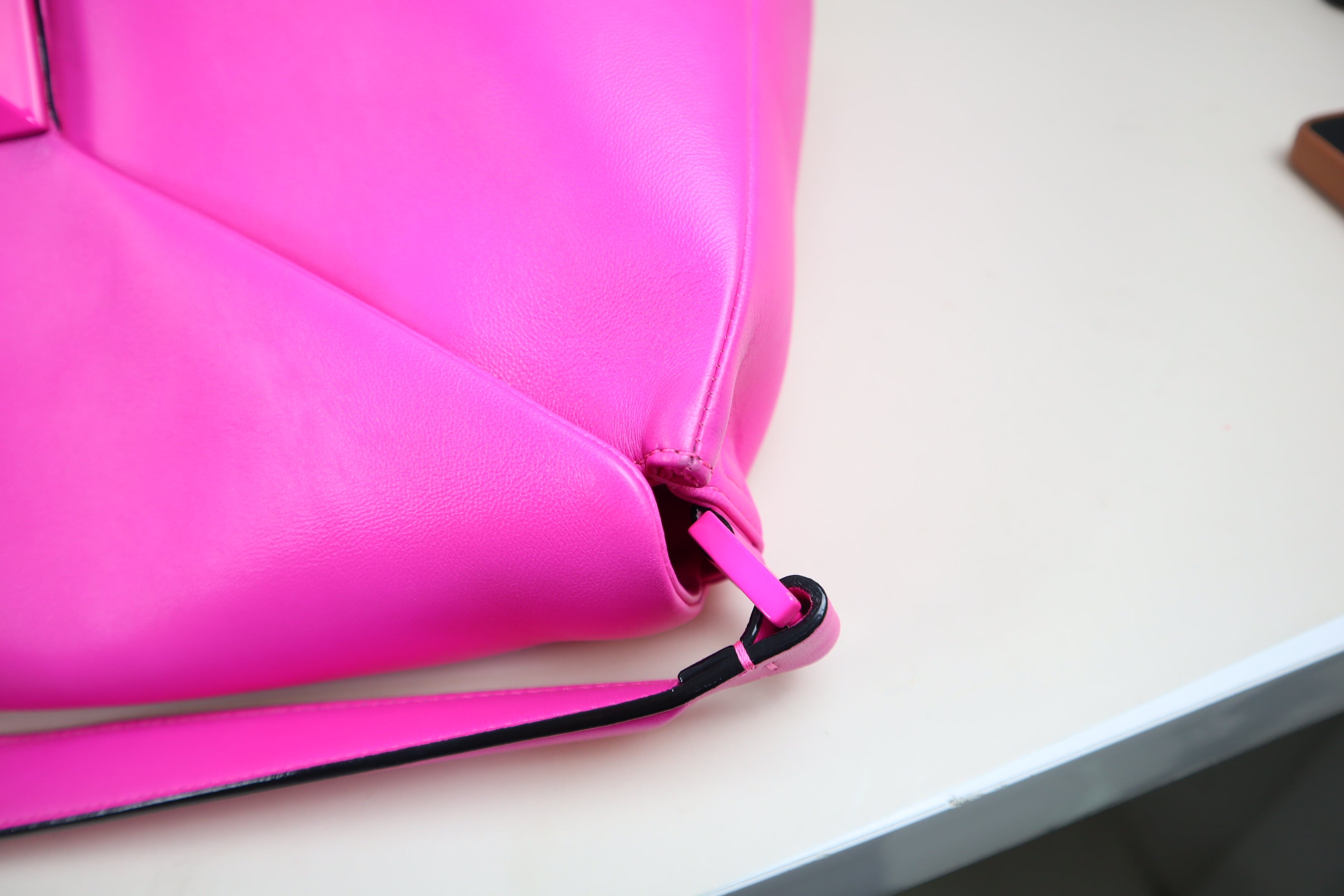Valentino Hot Pink One Stud Tote Bag