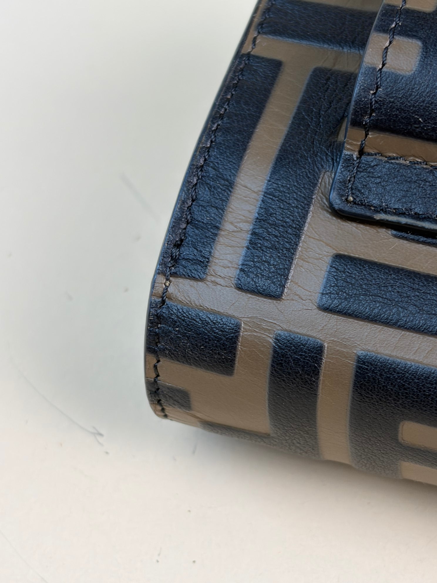 Fendi Bicolor FF 1974 Zucca Belt Bag