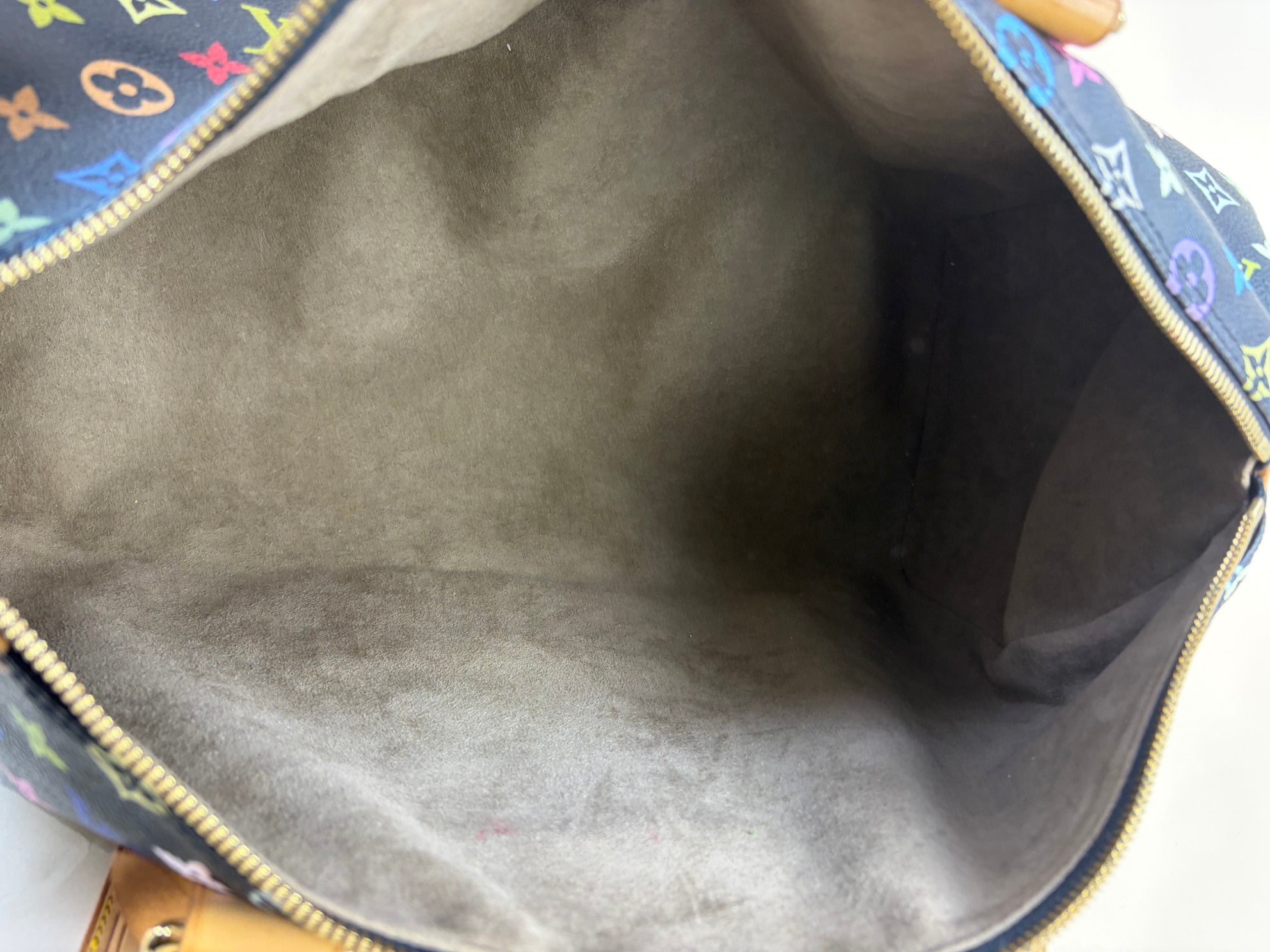 Louis Vuitton Monogram Multicolor keepall45 Black tote bag