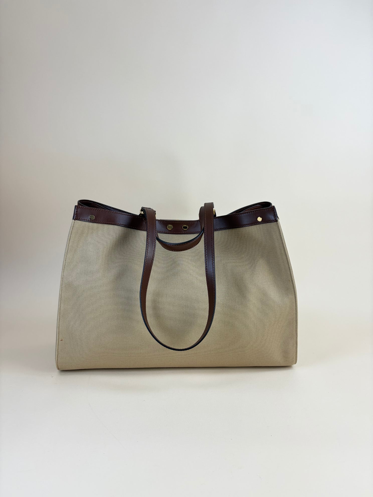 FENDI king ff embroider medium peekaboo bag